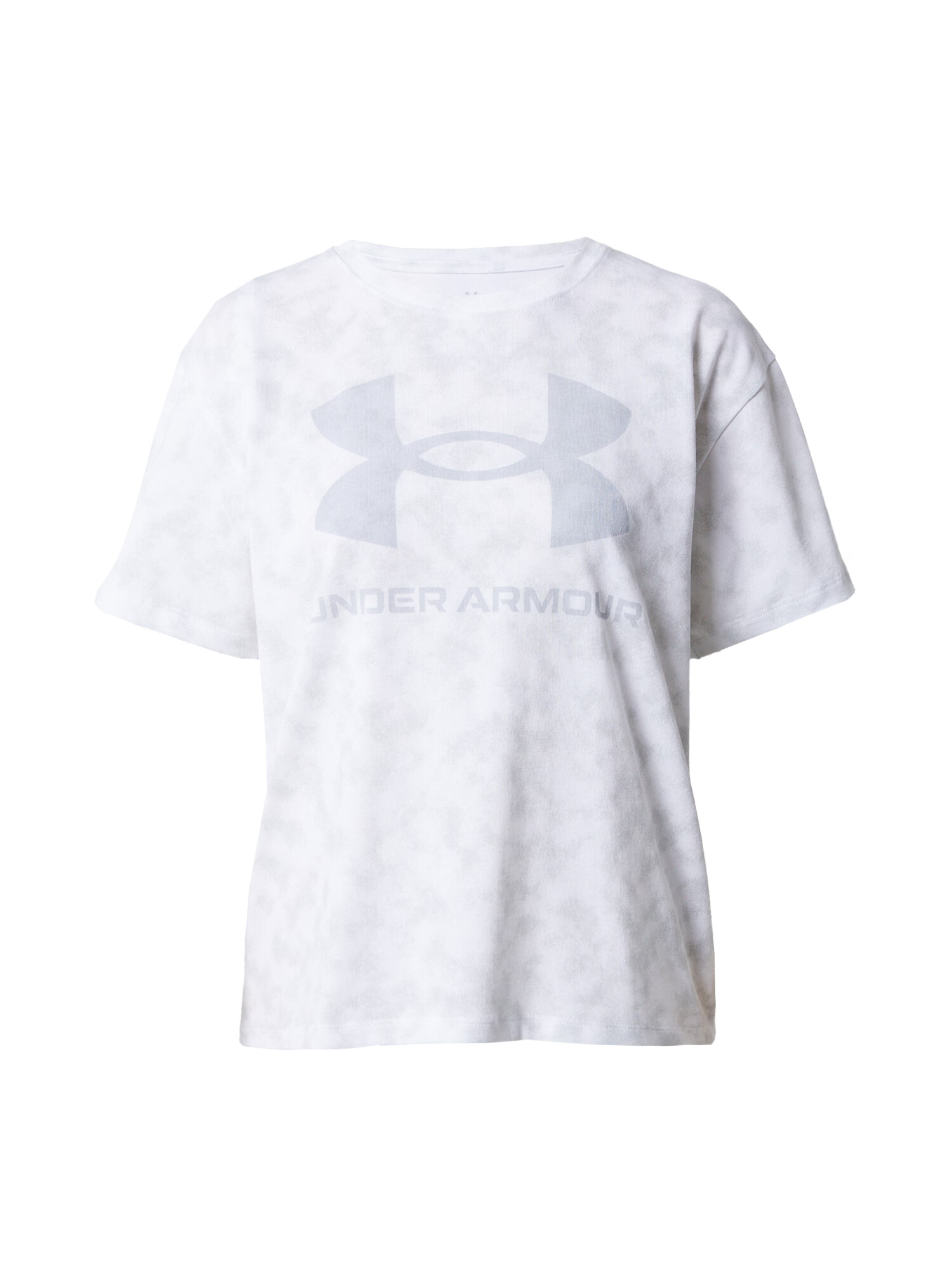 UNDER ARMOUR Tricou funcțional gri argintiu / gri amestecat / alb - Pled.ro