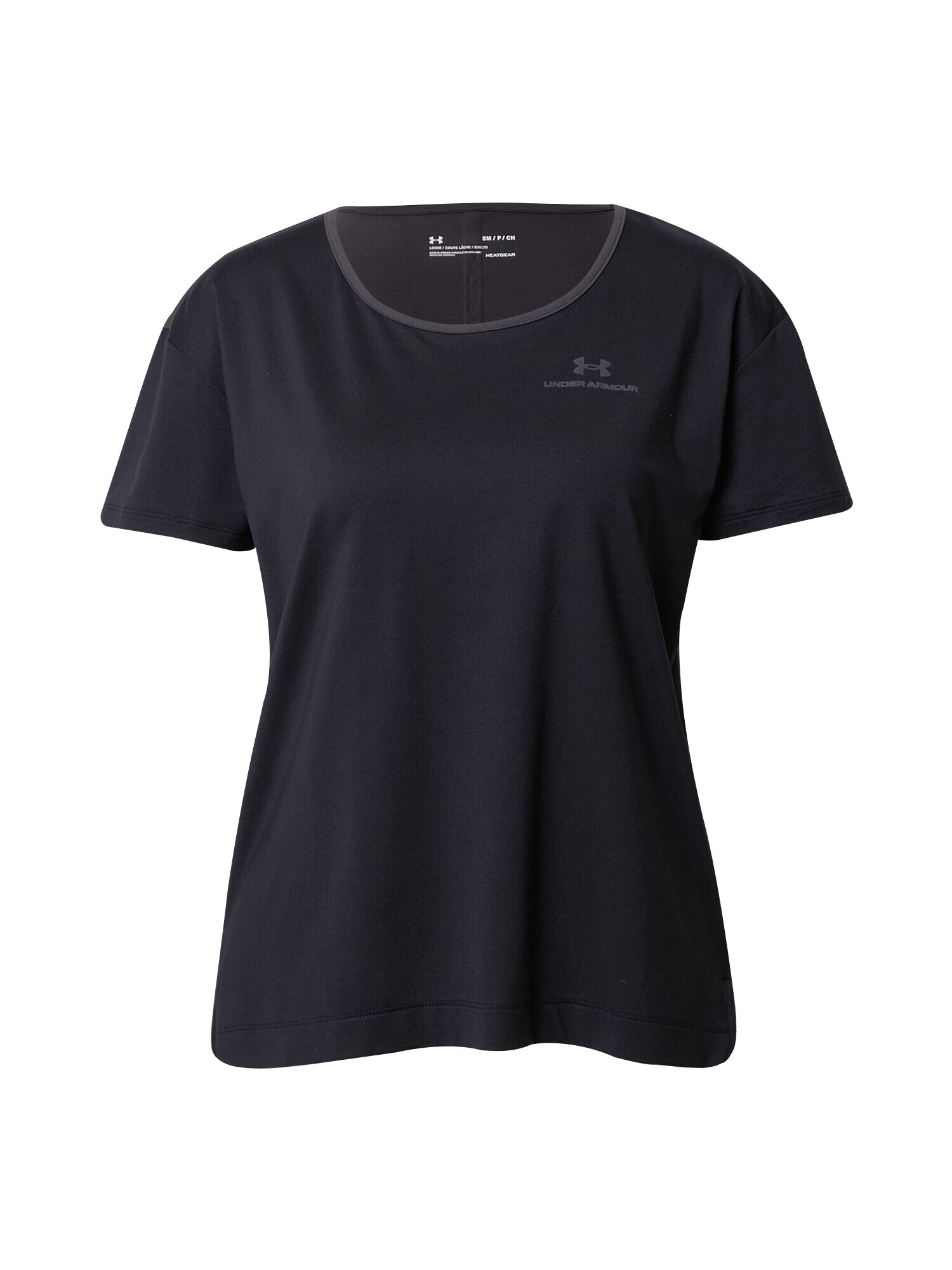 UNDER ARMOUR Tricou funcțional gri închis / negru - Pled.ro