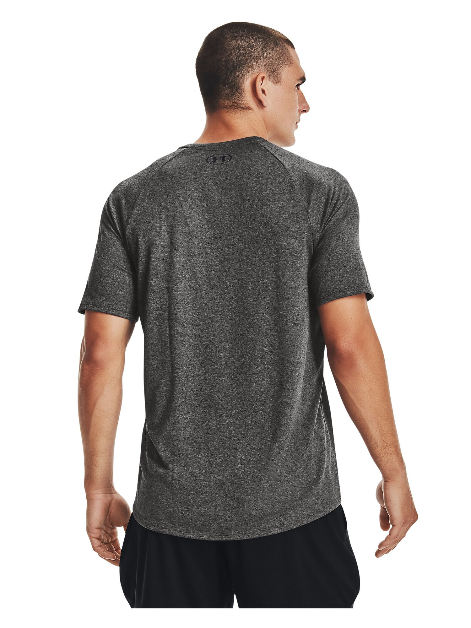 UNDER ARMOUR Tricou funcțional 'Tech 2.0' gri închis / negru - Pled.ro