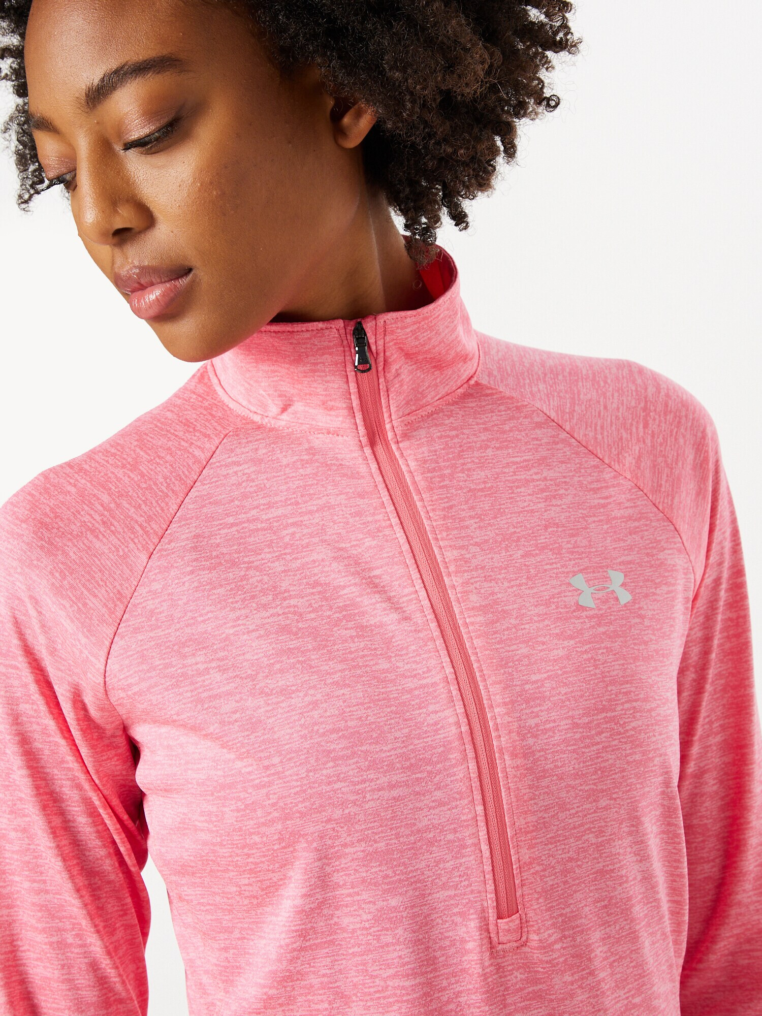 UNDER ARMOUR Hanorac sport gri / roz deschis - Pled.ro