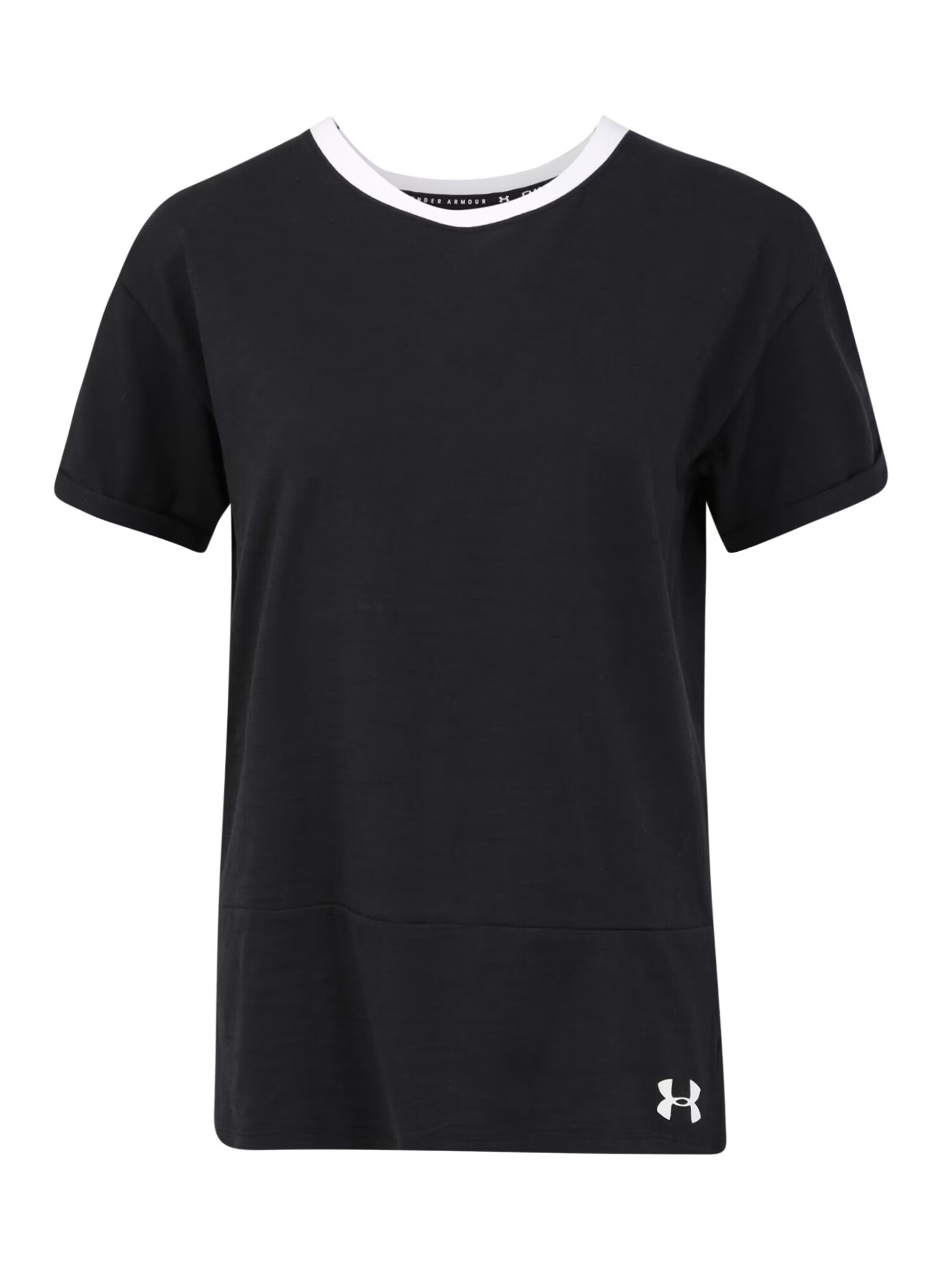 UNDER ARMOUR Tricou funcțional negru / alb - Pled.ro