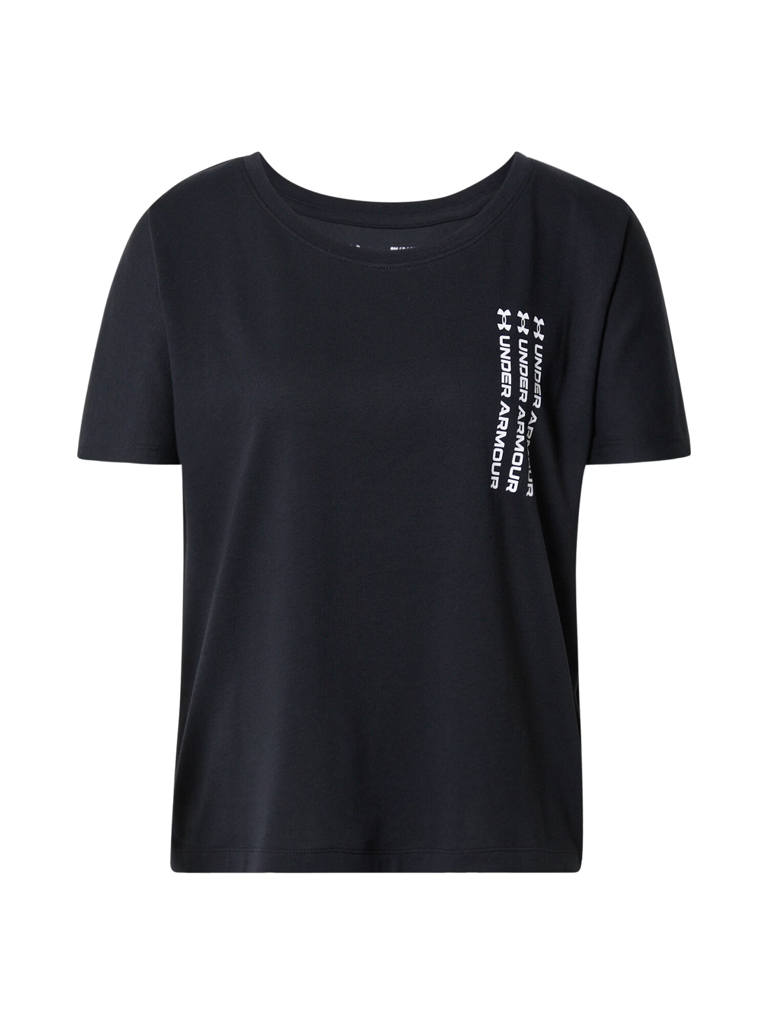 UNDER ARMOUR Tricou funcțional negru / alb - Pled.ro