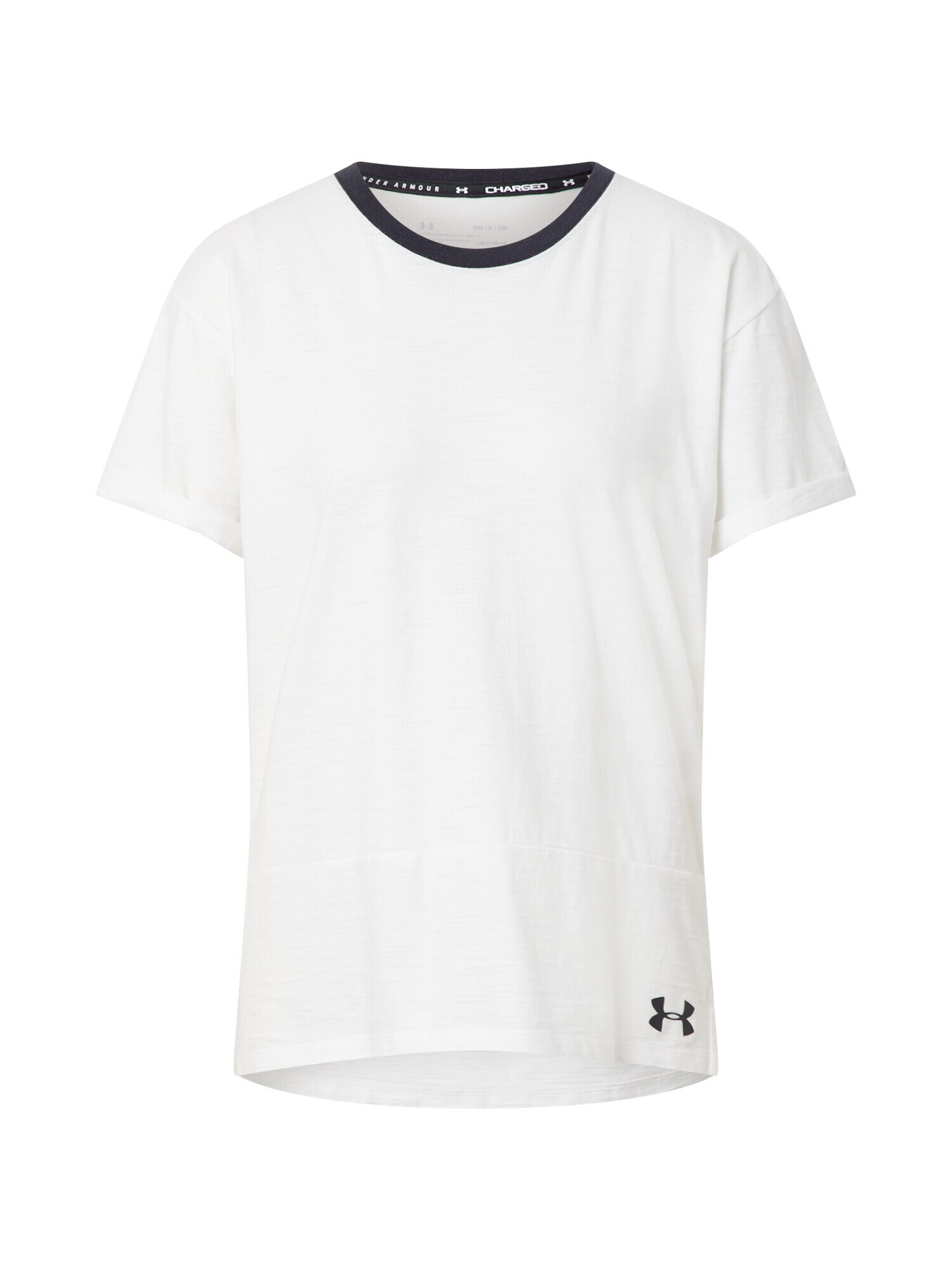 UNDER ARMOUR Tricou funcțional negru / alb - Pled.ro