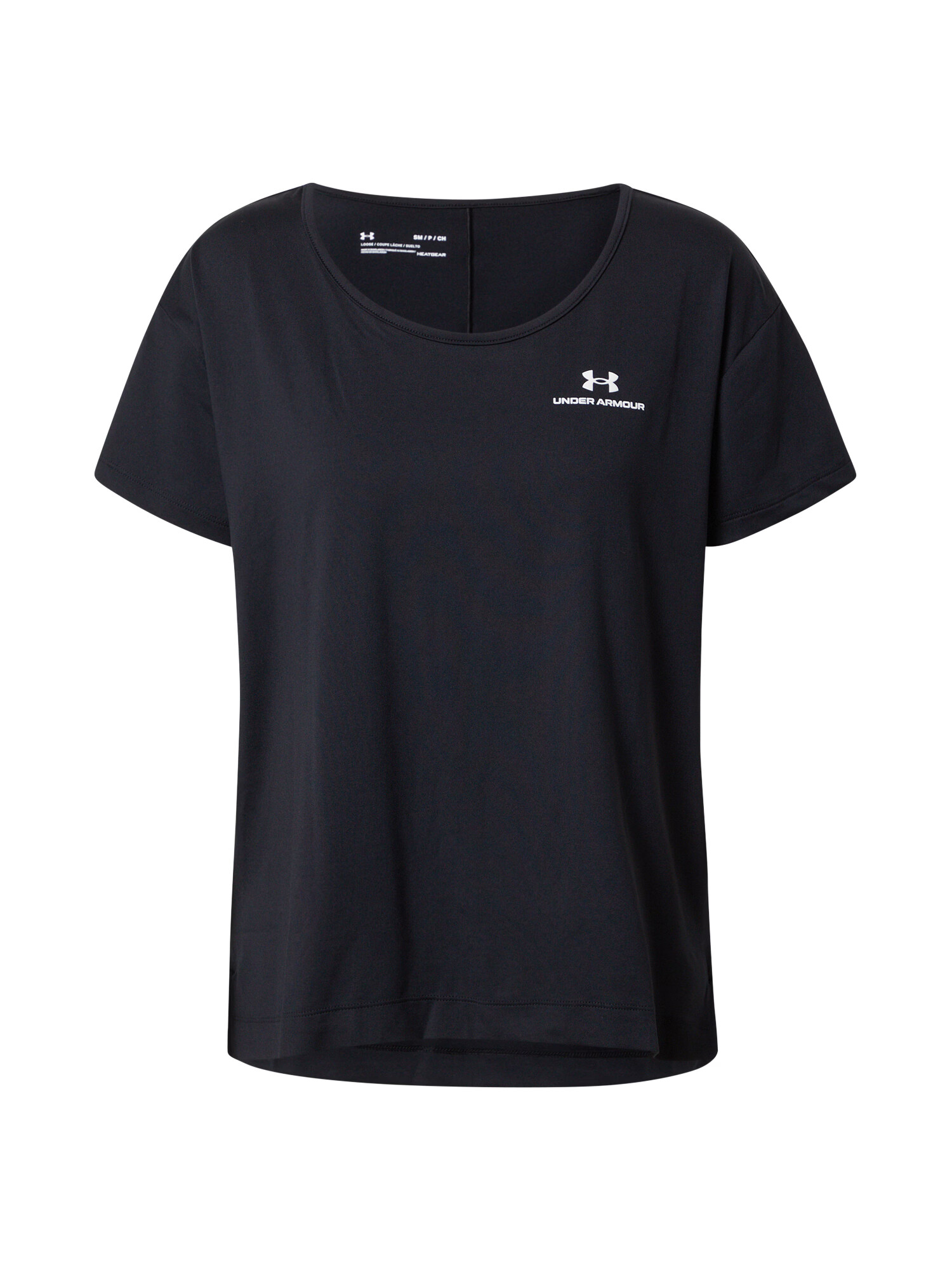 UNDER ARMOUR Tricou funcțional negru / alb - Pled.ro