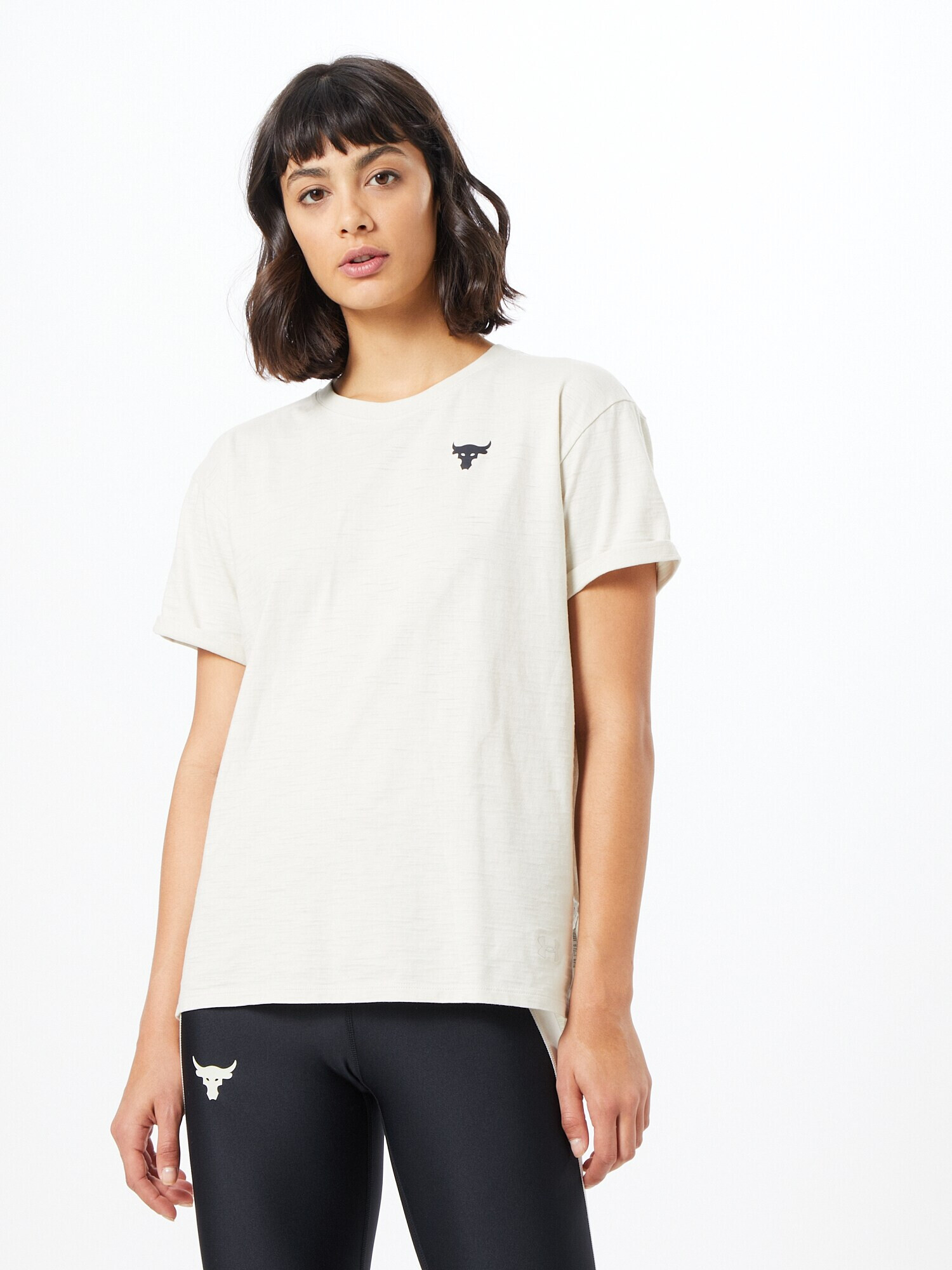 UNDER ARMOUR Tricou funcțional negru / alb - Pled.ro