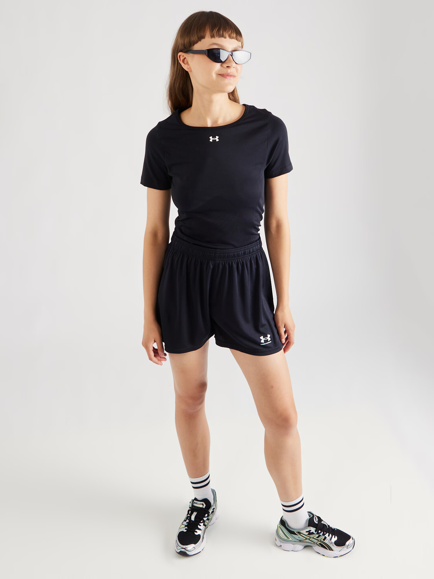 UNDER ARMOUR Tricou funcțional negru / alb - Pled.ro