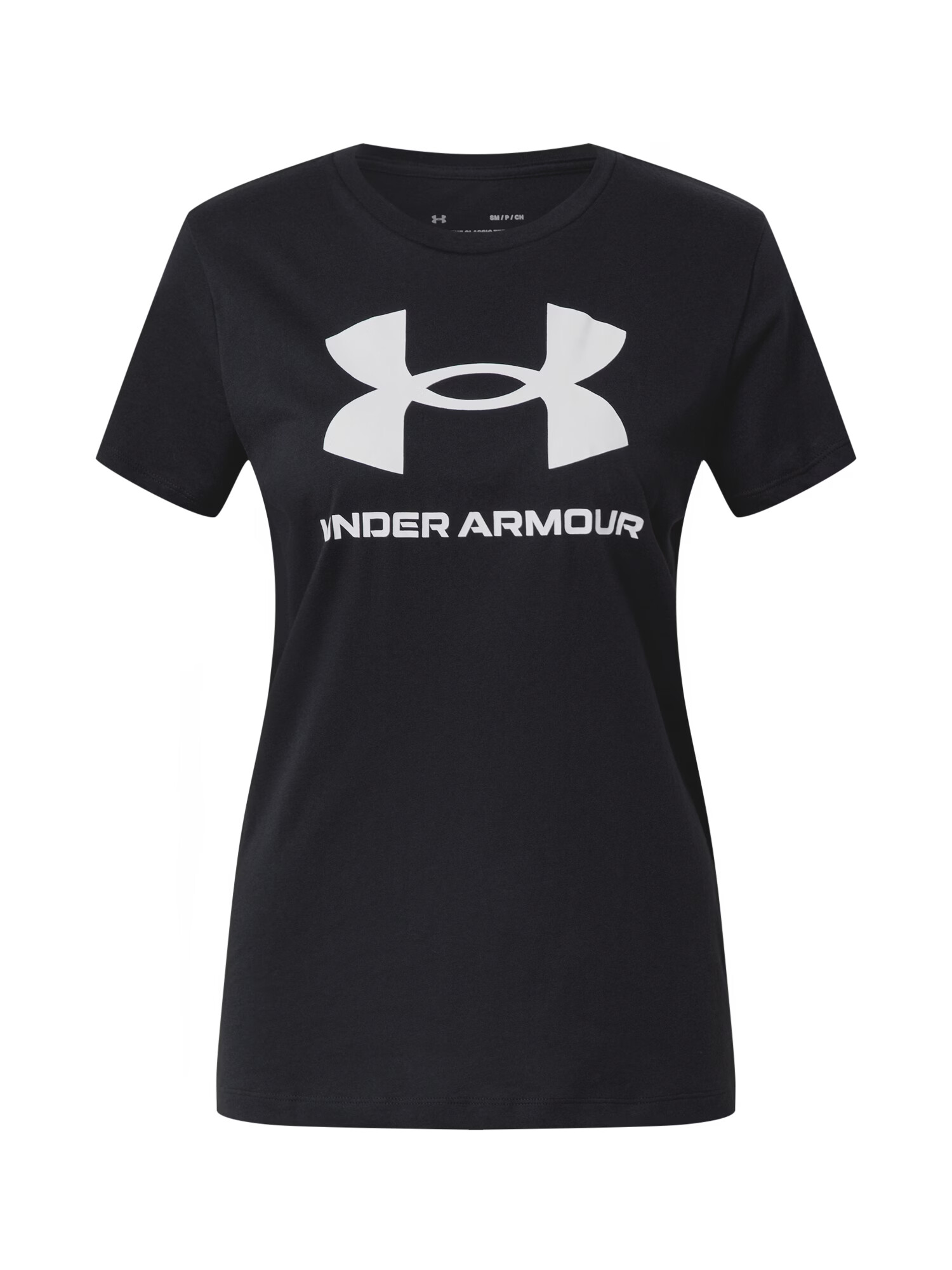 UNDER ARMOUR Tricou funcțional negru / alb - Pled.ro