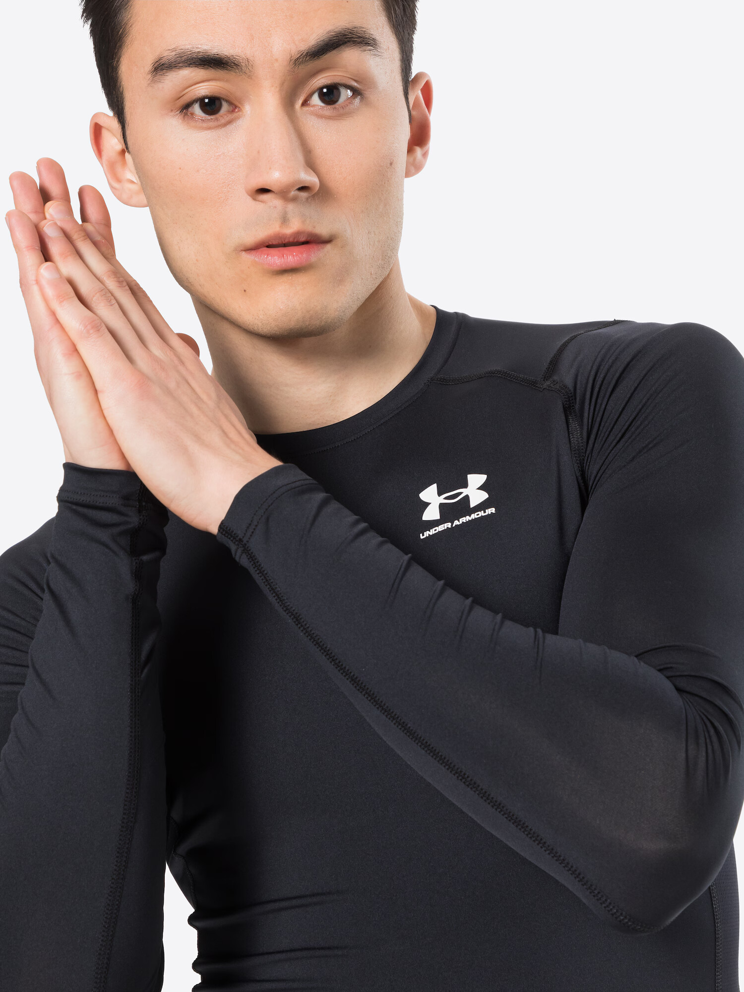 UNDER ARMOUR Tricou funcțional negru / alb - Pled.ro