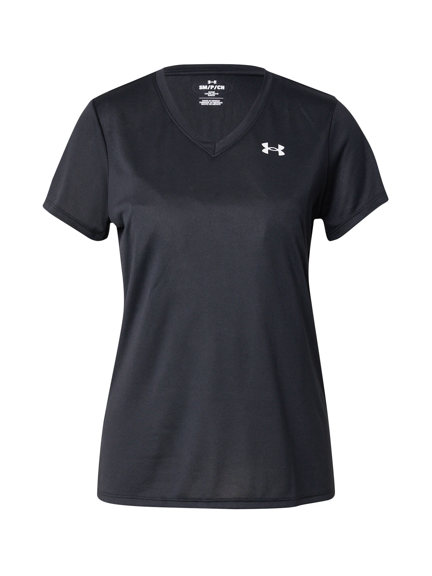 UNDER ARMOUR Tricou funcțional negru / alb - Pled.ro