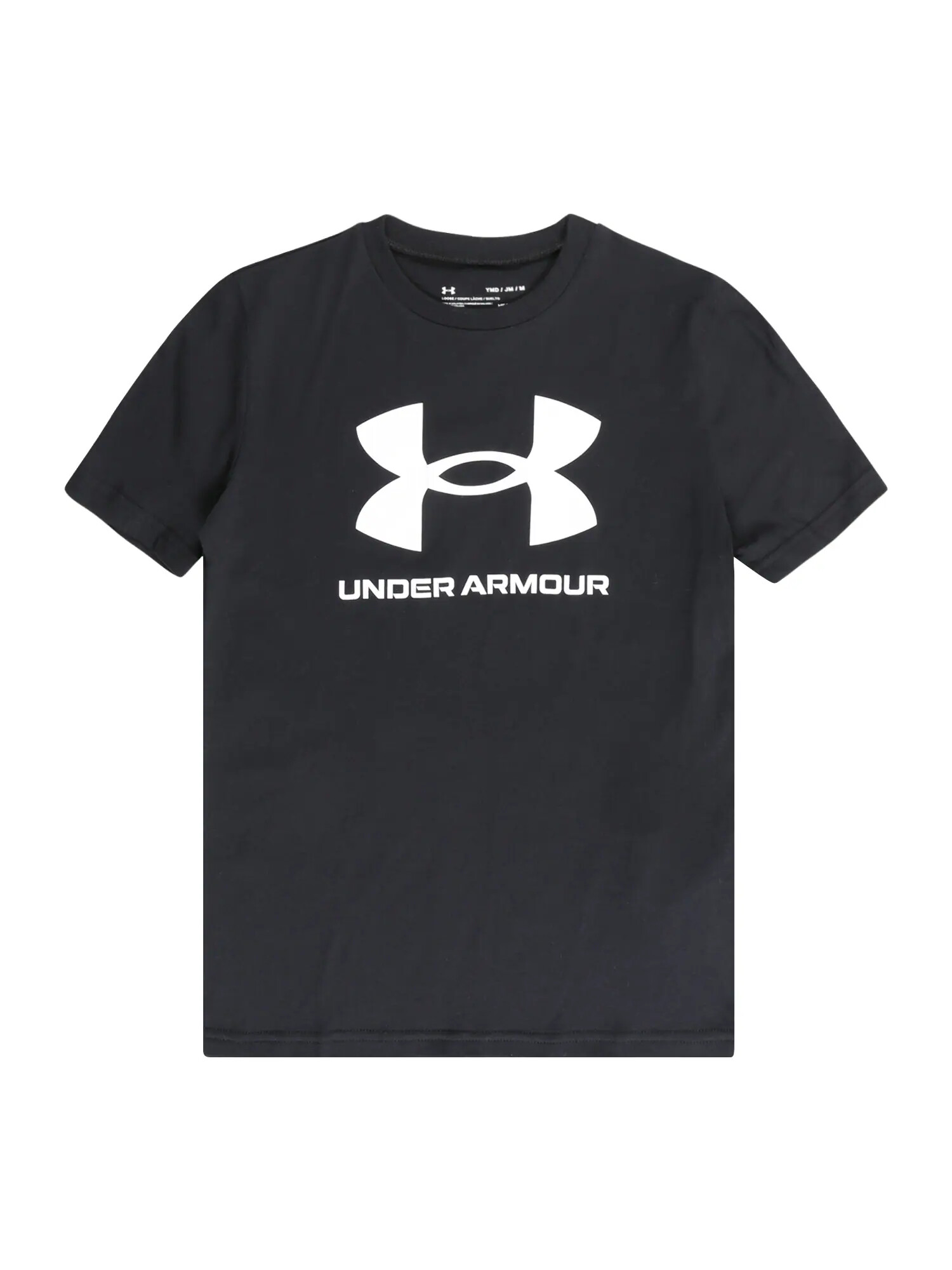 UNDER ARMOUR Tricou funcțional negru / alb - Pled.ro