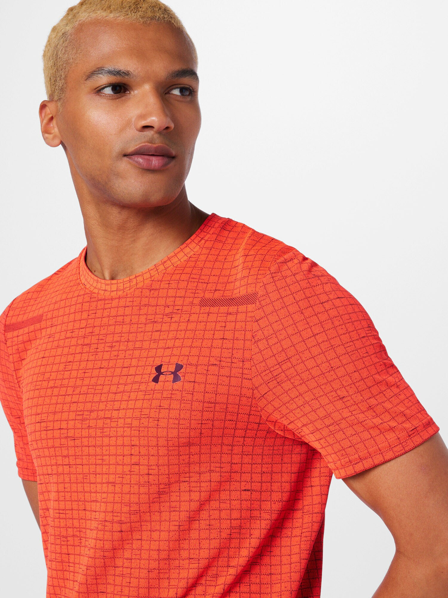 UNDER ARMOUR Tricou funcțional portocaliu / roşu închis - Pled.ro