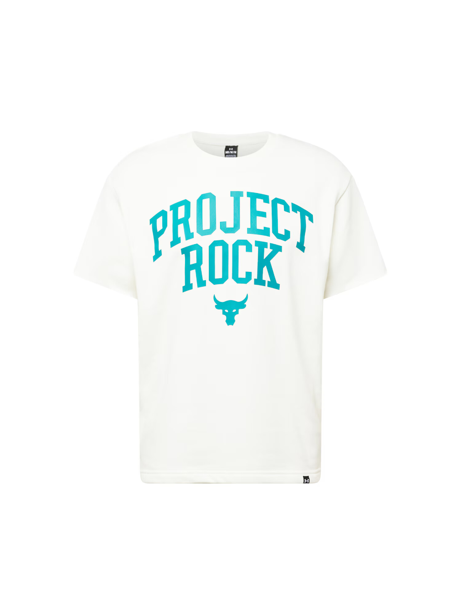 UNDER ARMOUR Tricou funcțional 'Project Rock' crem / verde jad - Pled.ro