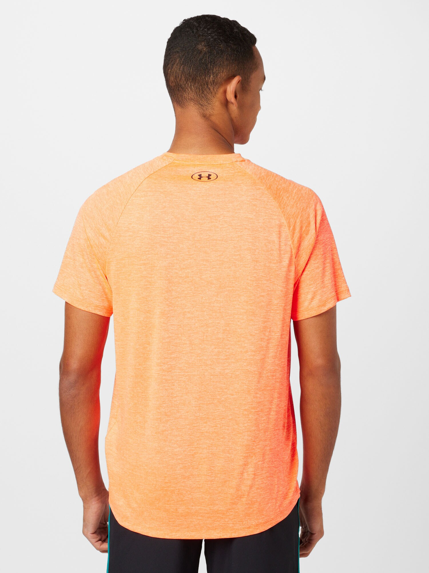 UNDER ARMOUR Tricou funcțional 'Tech 2.0' roșu orange / negru - Pled.ro