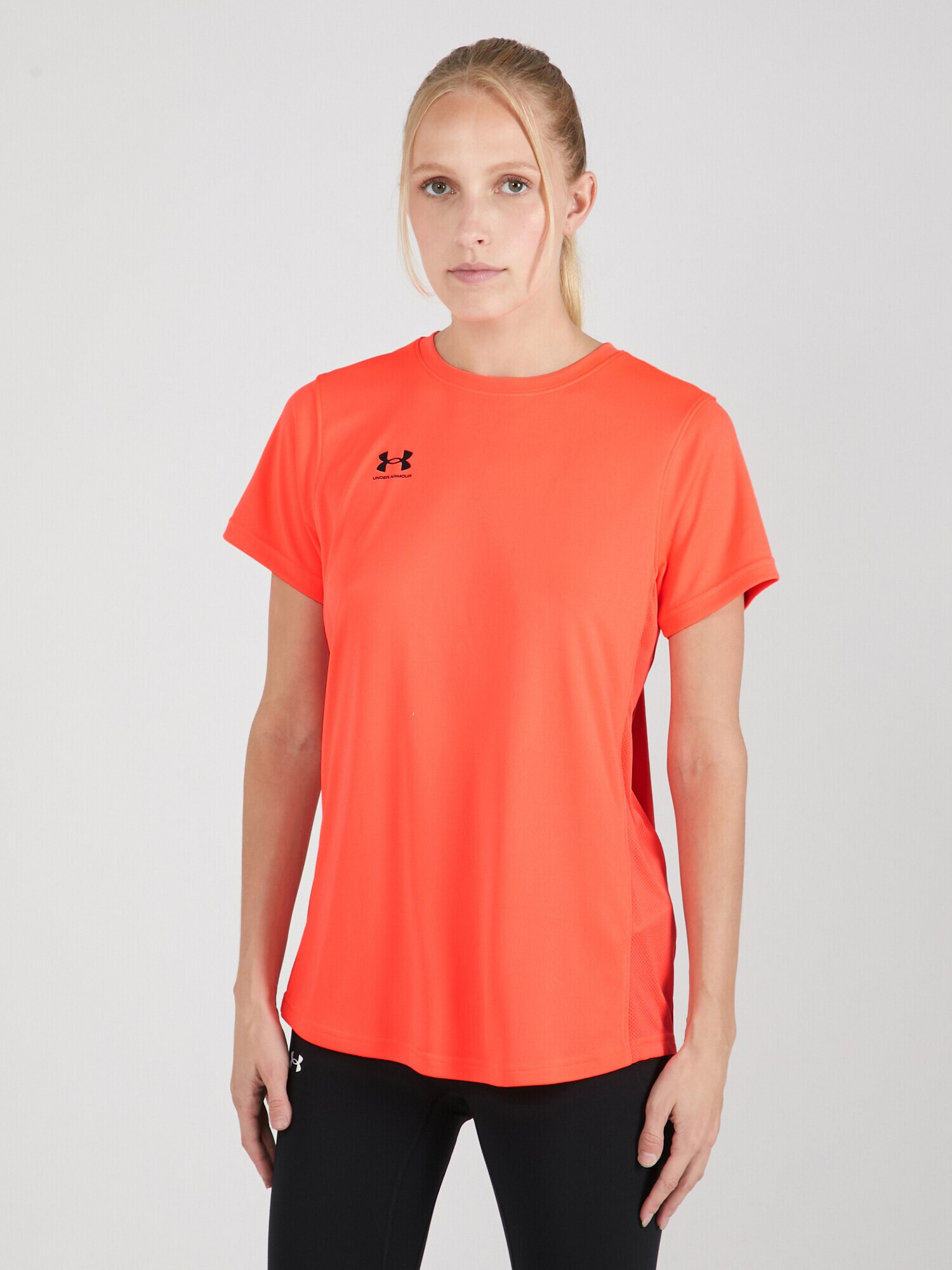 UNDER ARMOUR Tricou funcțional roșu orange / negru - Pled.ro