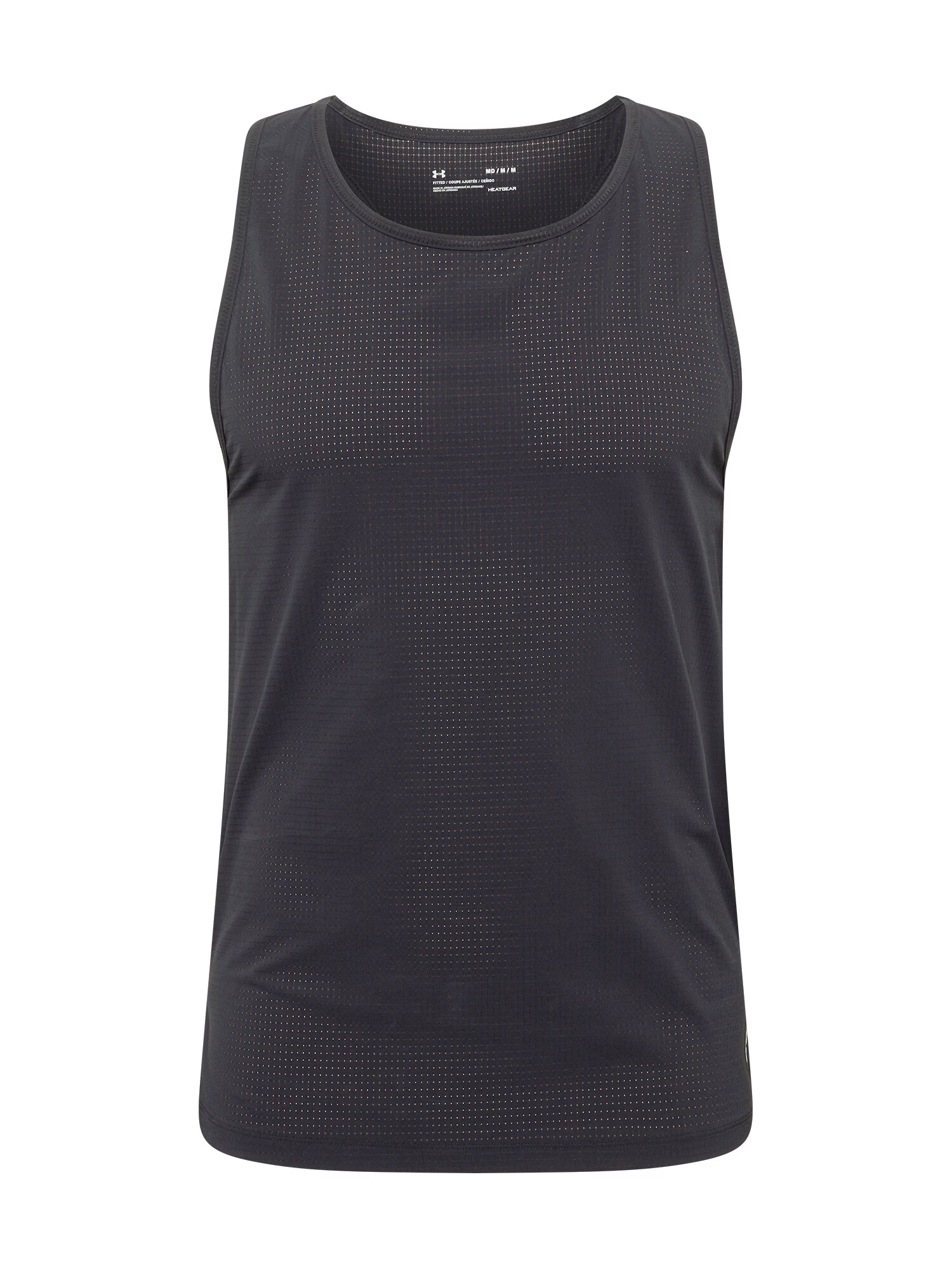 UNDER ARMOUR Tricou funcțional 'Run Anywhere' negru / alb - Pled.ro