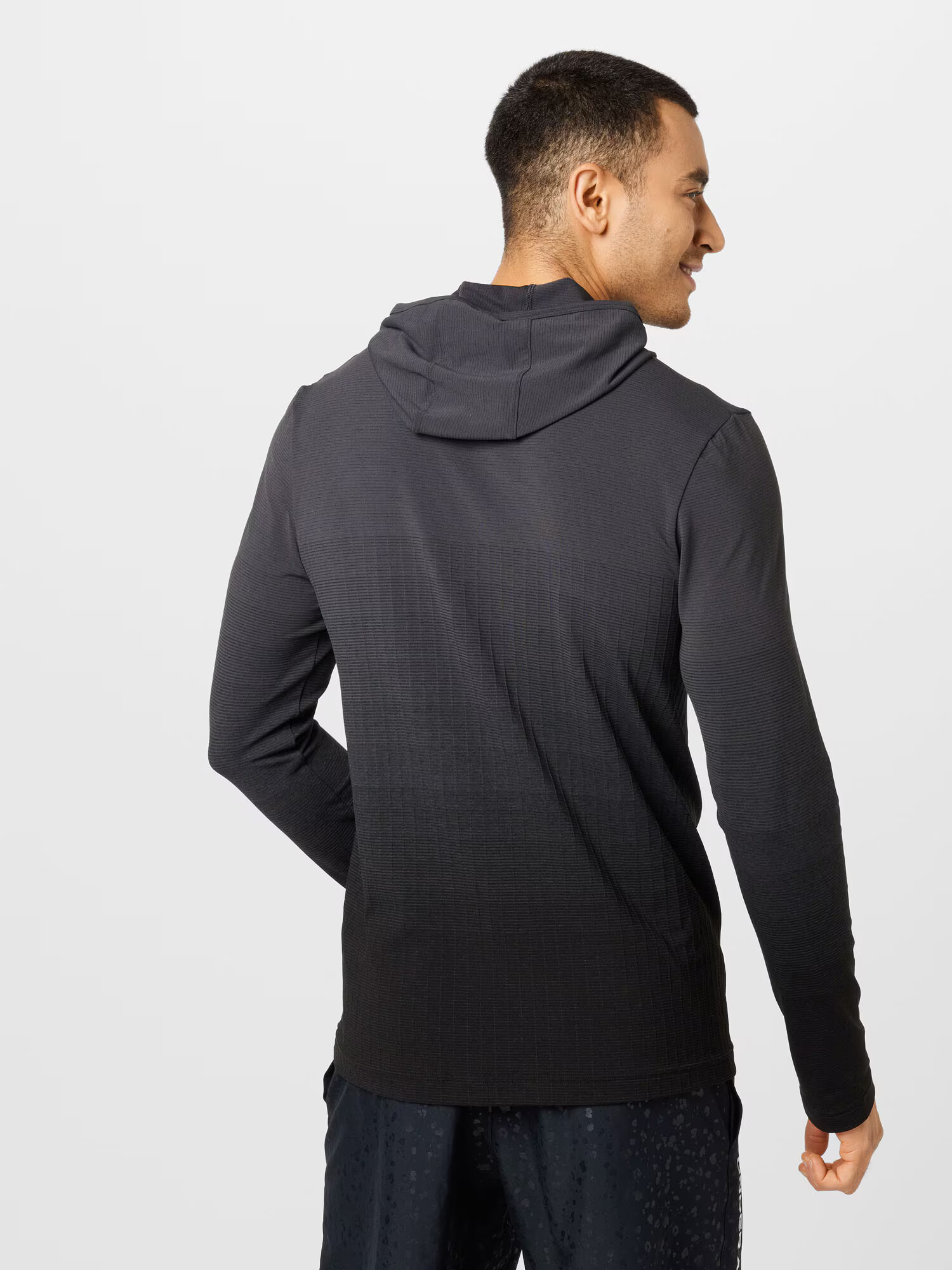 UNDER ARMOUR Tricou funcțional 'Seamless Lux' gri / negru - Pled.ro