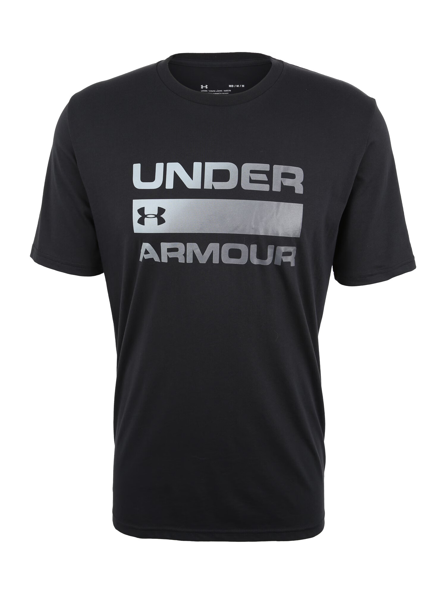 UNDER ARMOUR Tricou funcțional 'Team Issue' negru / argintiu - Pled.ro