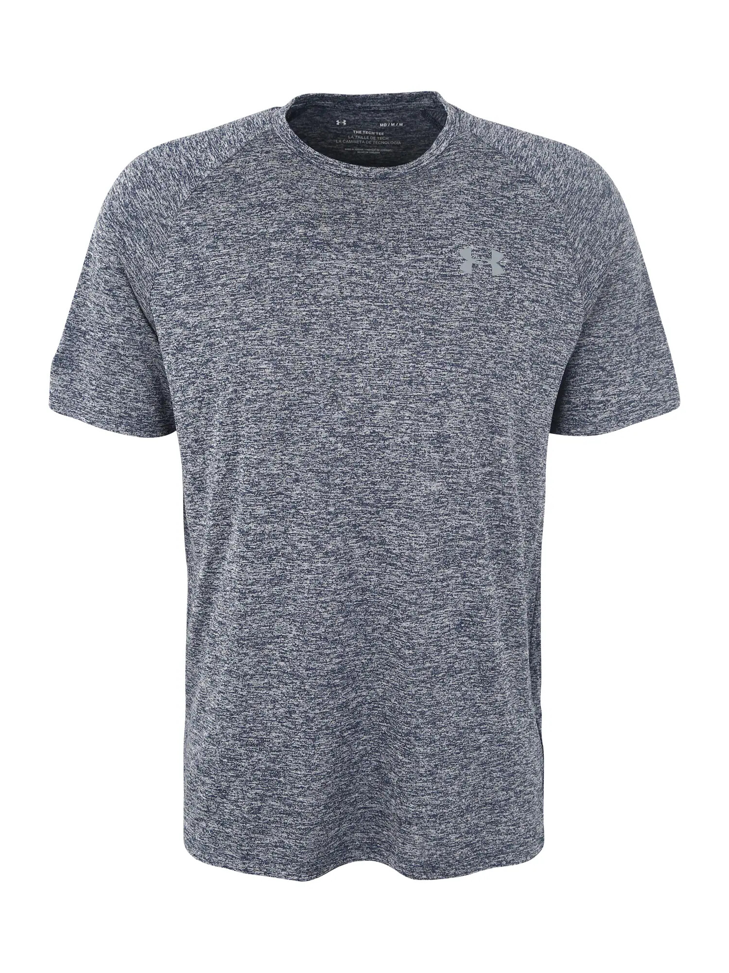 UNDER ARMOUR Tricou funcțional 'Tech 2.0' albastru noapte / gri amestecat - Pled.ro