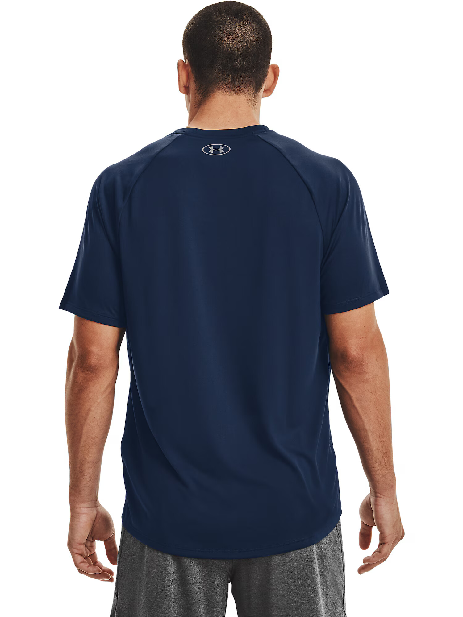 UNDER ARMOUR Tricou funcțional 'Tech 2.0' bleumarin / gri - Pled.ro