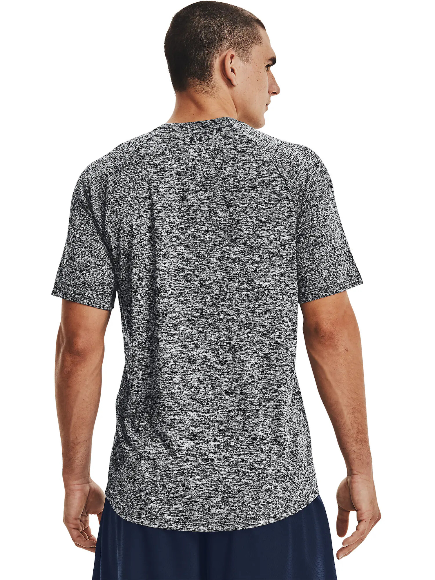 UNDER ARMOUR Tricou funcțional 'Tech 2.0' gri amestecat / negru - Pled.ro