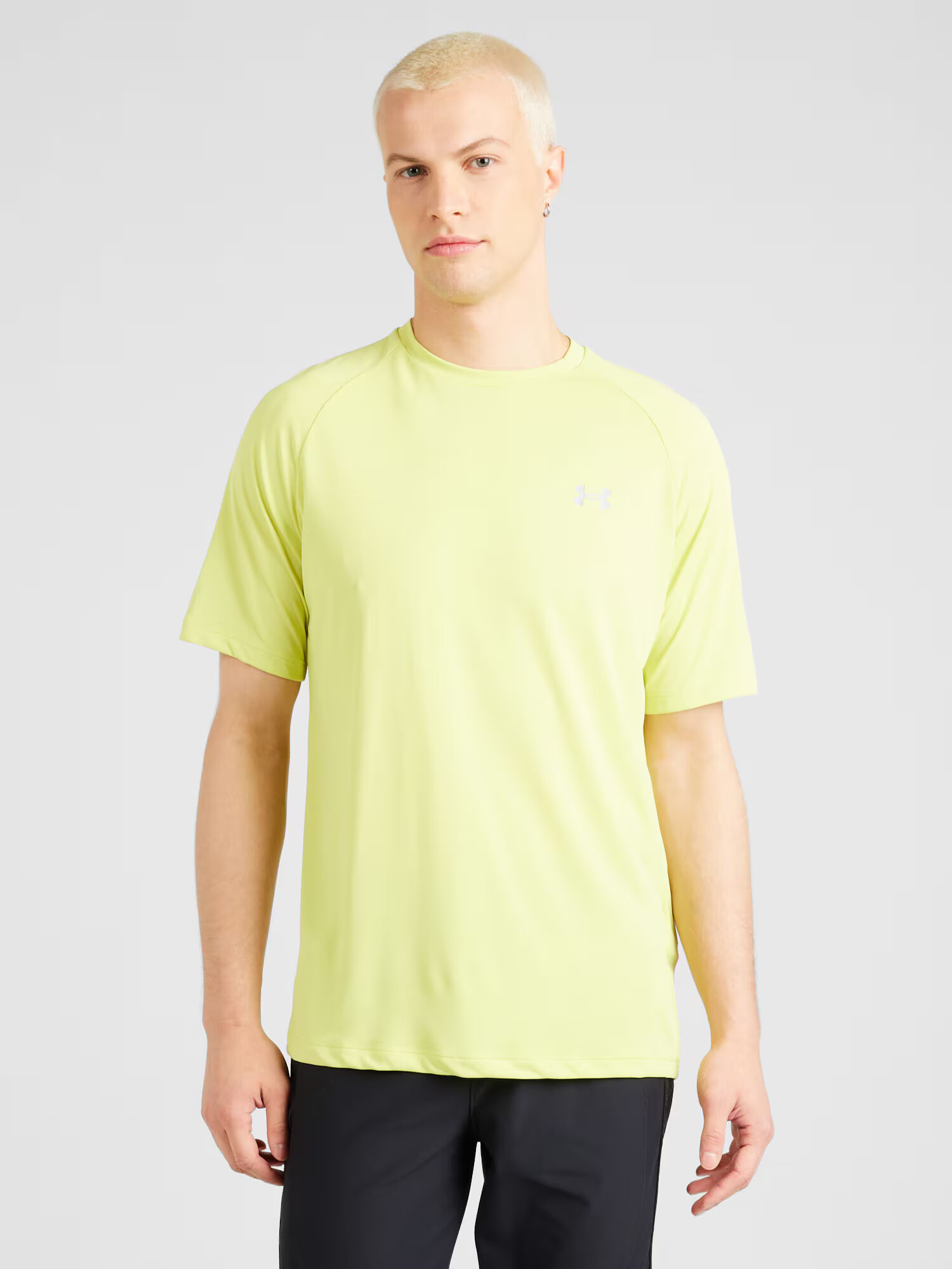 UNDER ARMOUR Tricou funcțional 'Tech' galben pastel / gri - Pled.ro