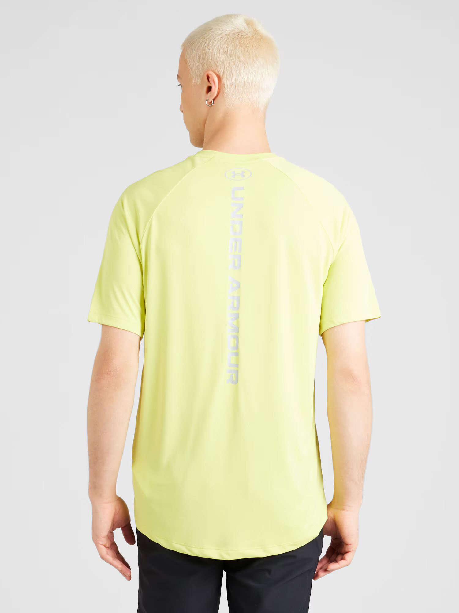 UNDER ARMOUR Tricou funcțional 'Tech' galben pastel / gri - Pled.ro