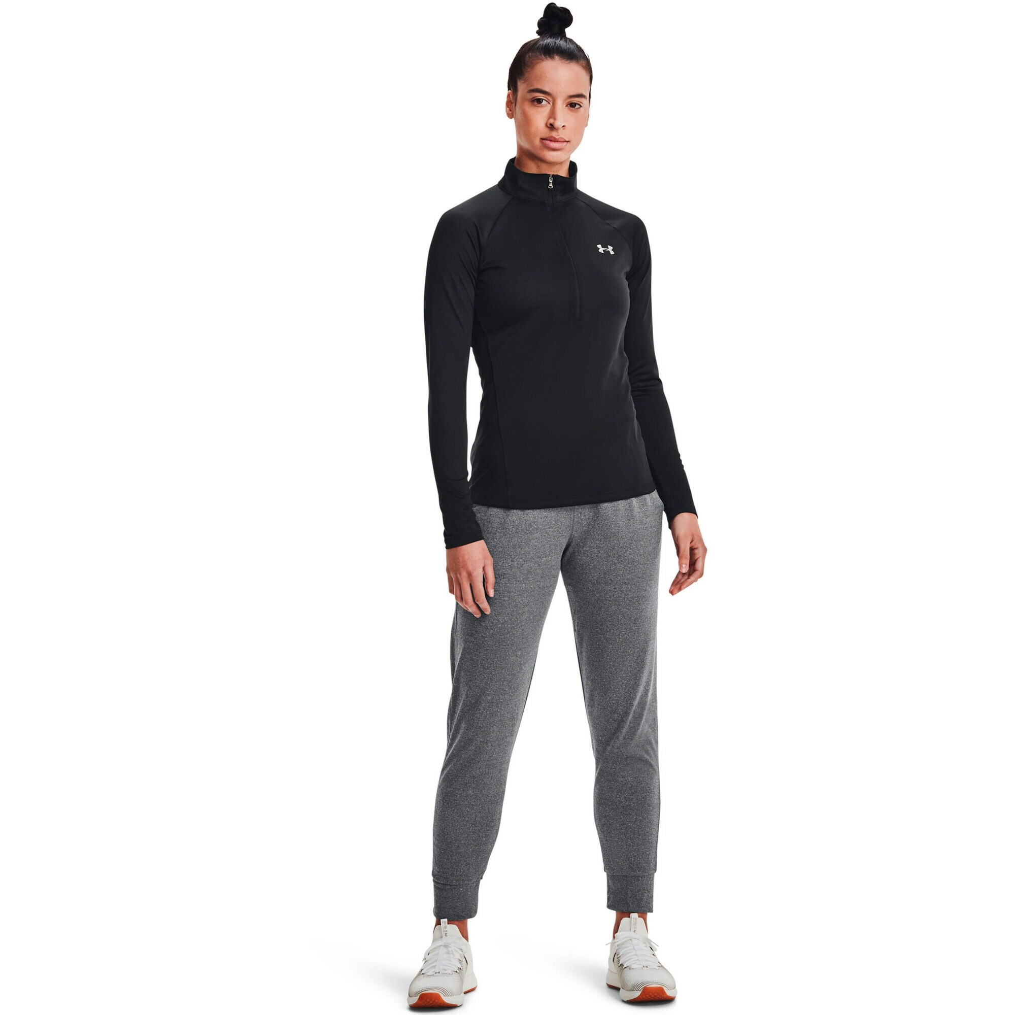 UNDER ARMOUR Tricou funcțional 'Tech' gri / negru - Pled.ro