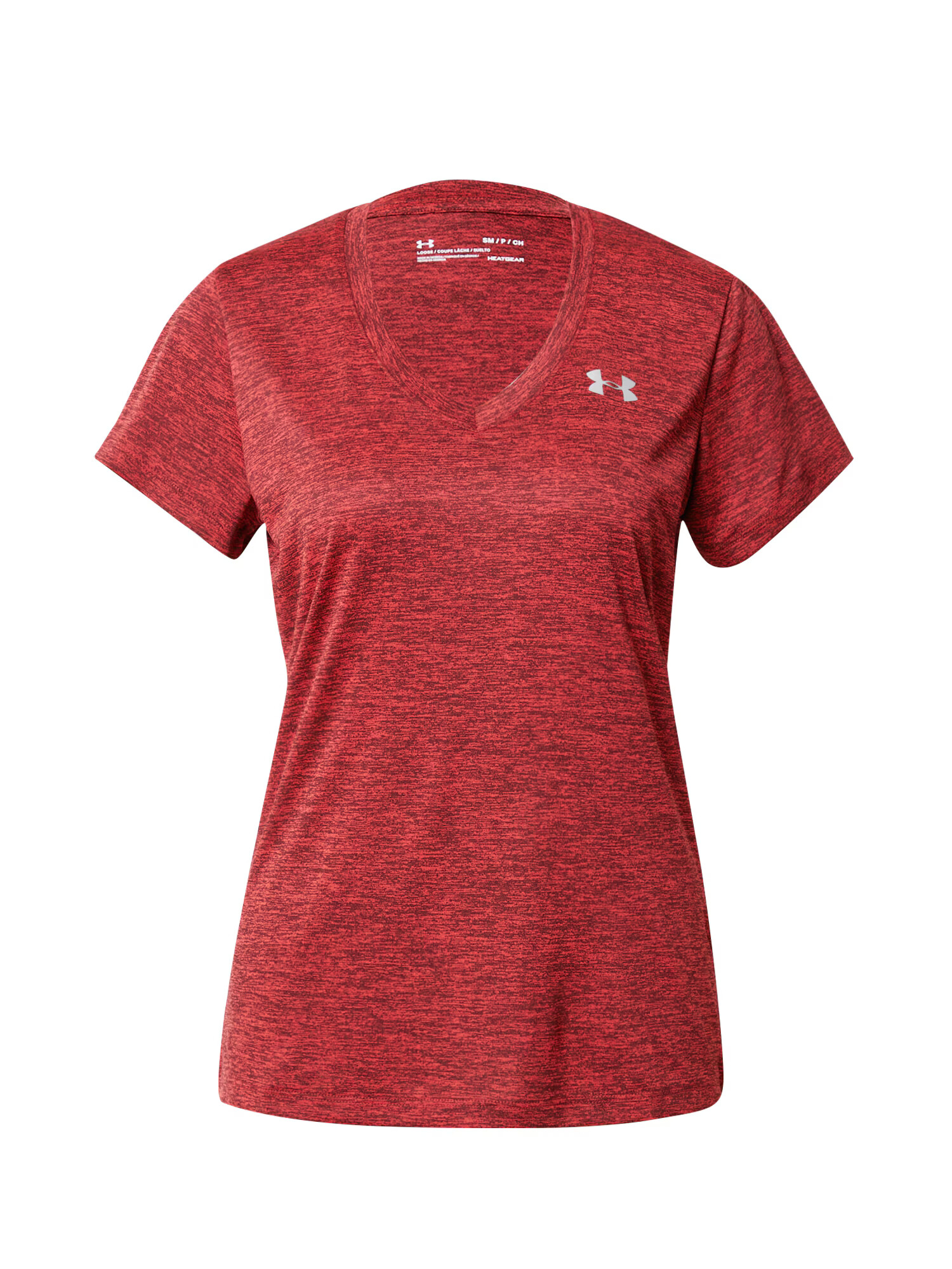 UNDER ARMOUR Tricou funcțional 'Tech' roșu bordeaux / alb - Pled.ro