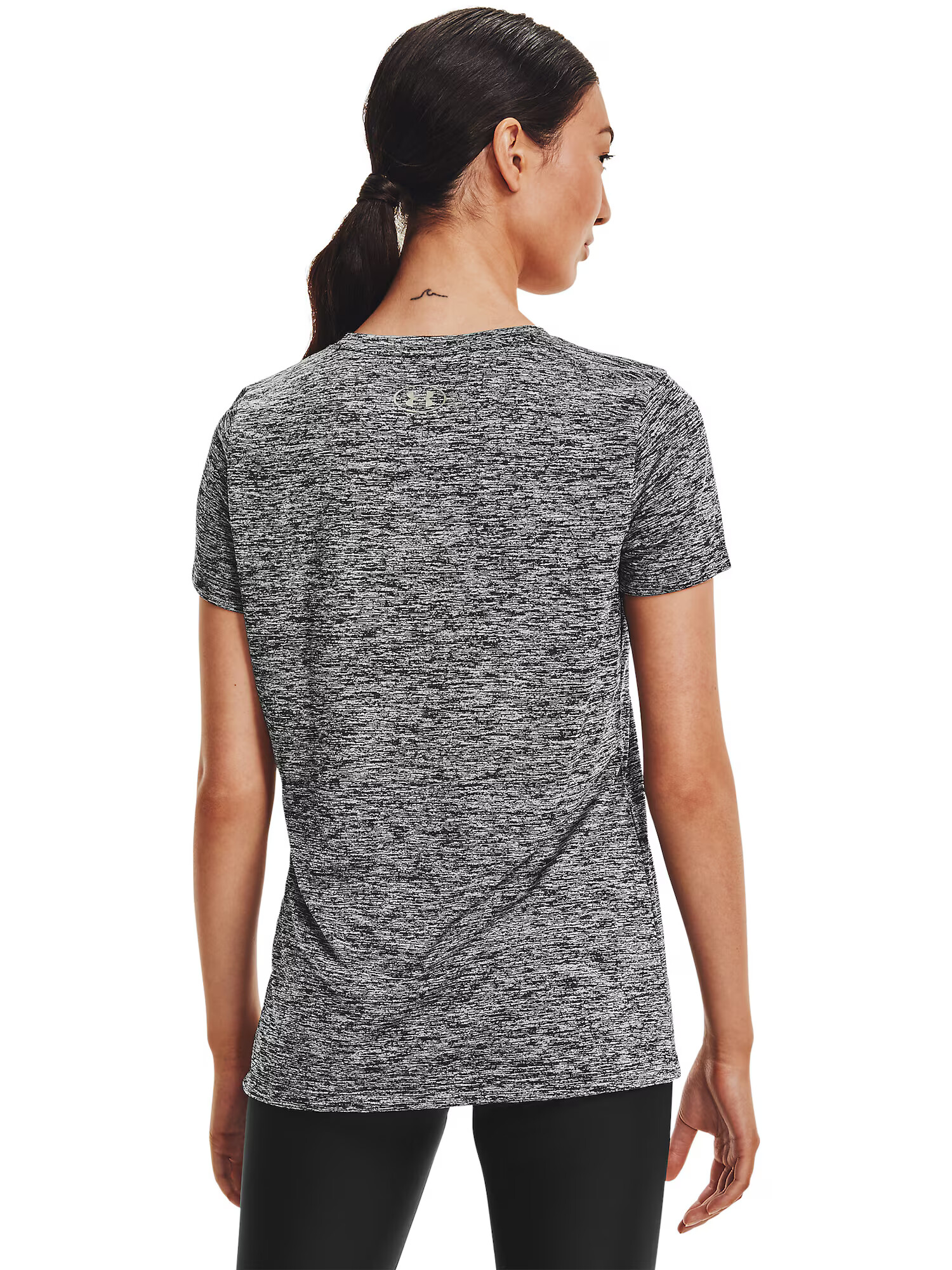 UNDER ARMOUR Tricou funcțional 'Tech Twist' gri deschis / gri închis - Pled.ro