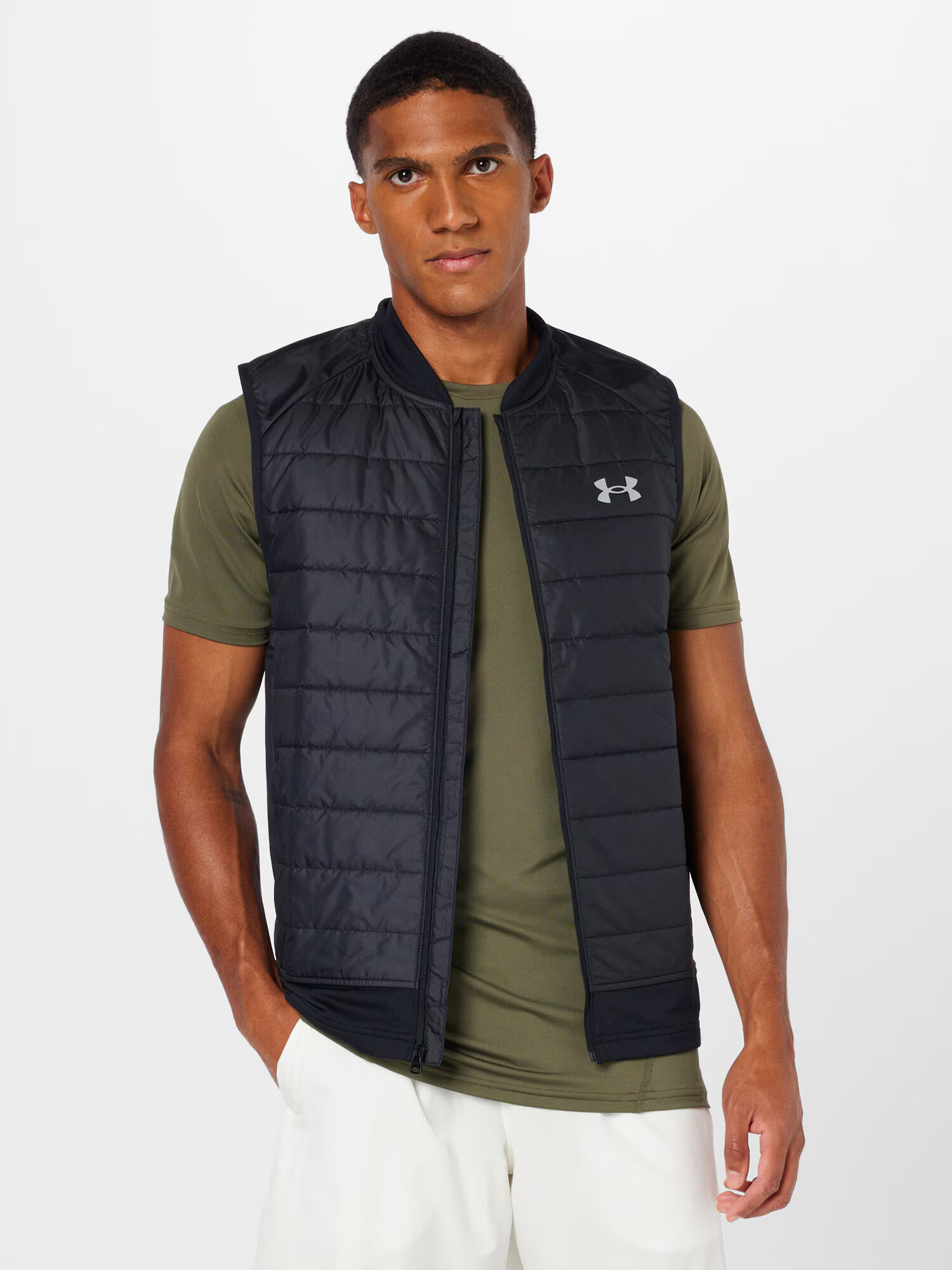 UNDER ARMOUR Vestă sport 'Storm' negru / alb - Pled.ro