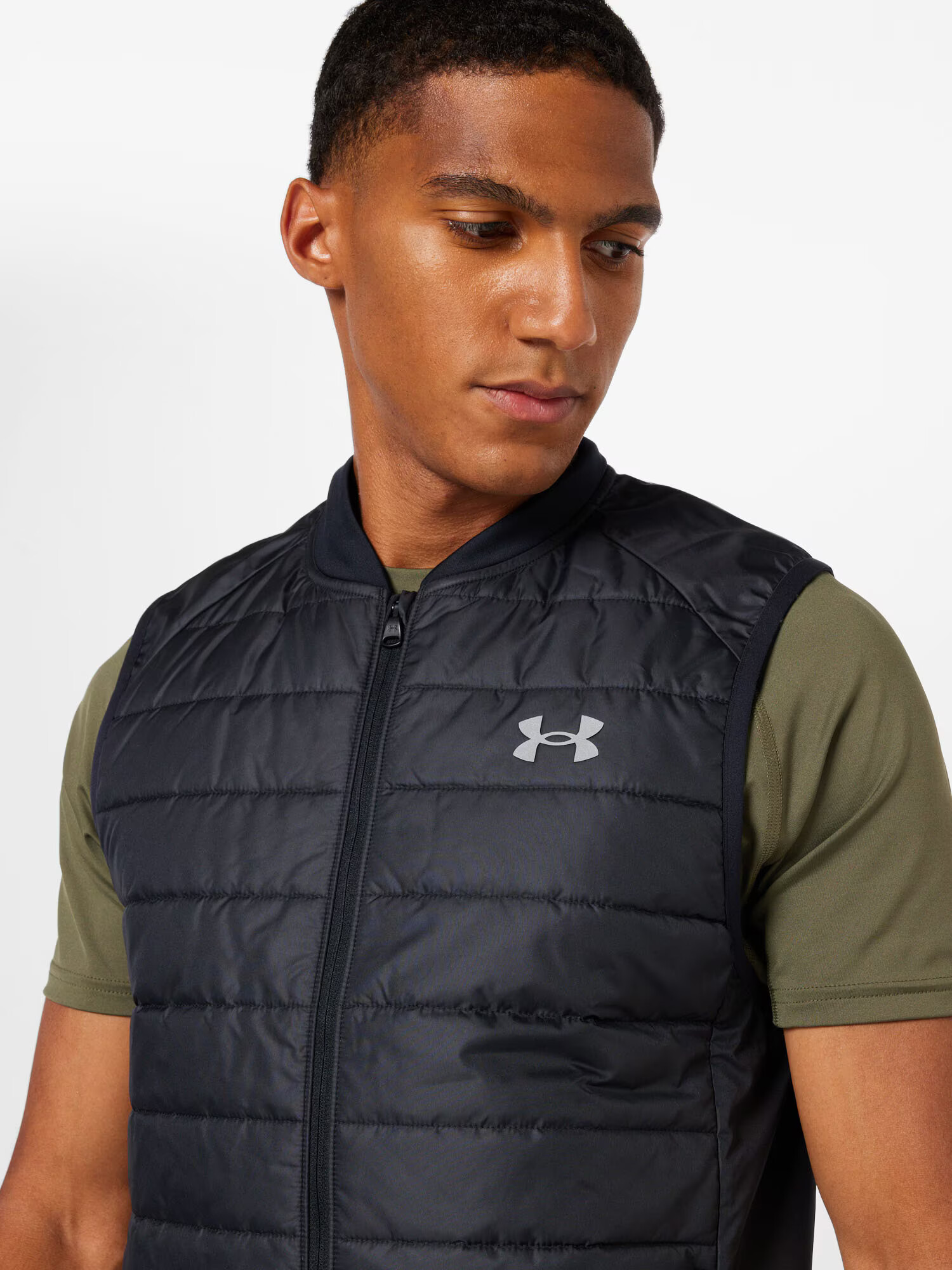 UNDER ARMOUR Vestă sport 'Storm' negru / alb - Pled.ro