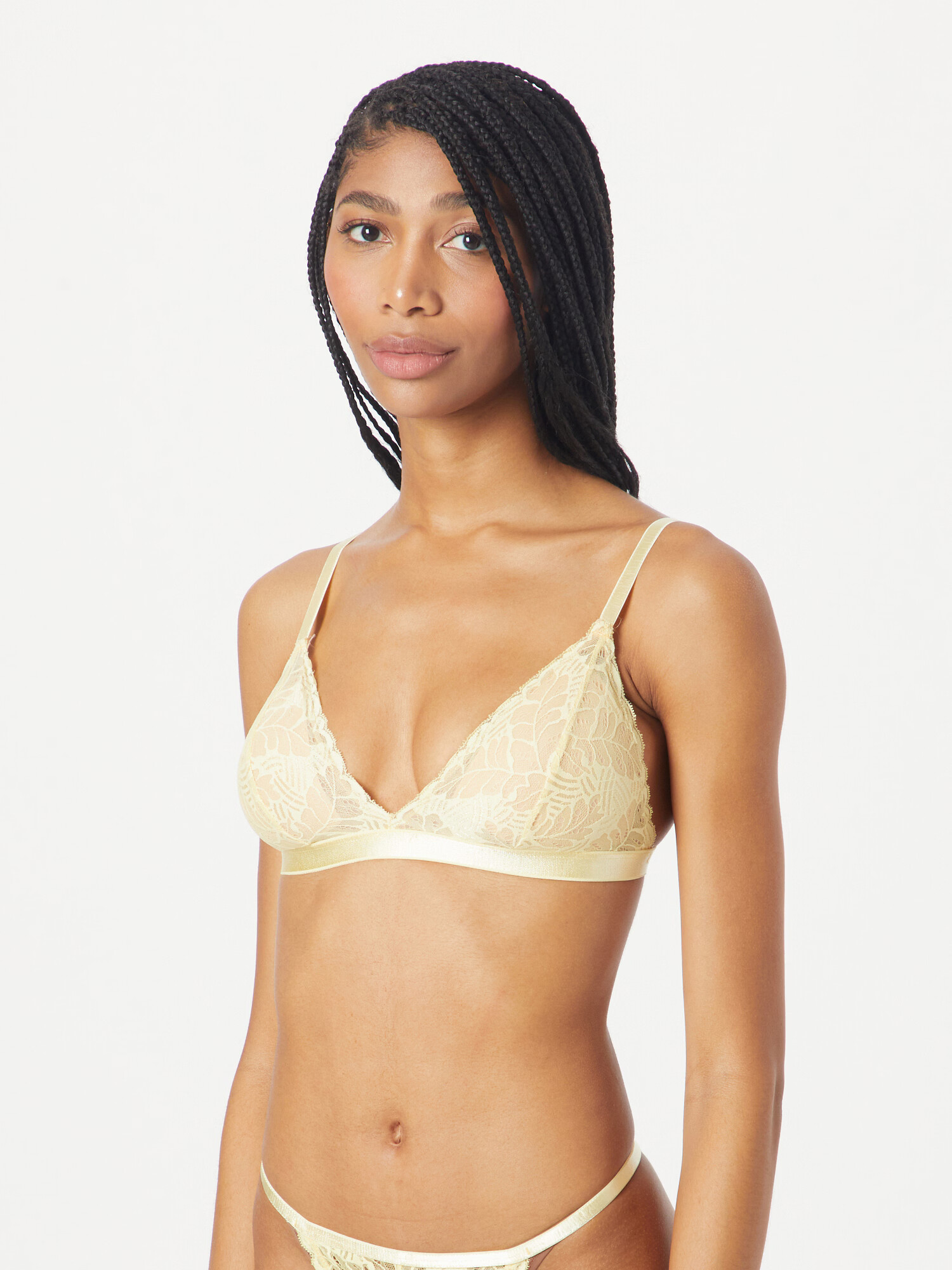 Underprotection Sutien 'GINA' galben pastel - Pled.ro