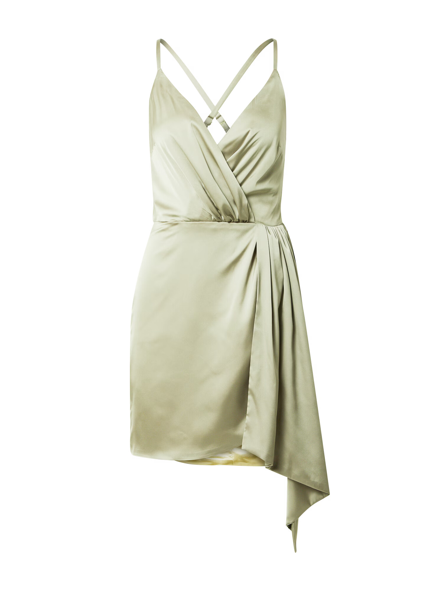 Unique Rochie de cocktail verde pastel - Pled.ro