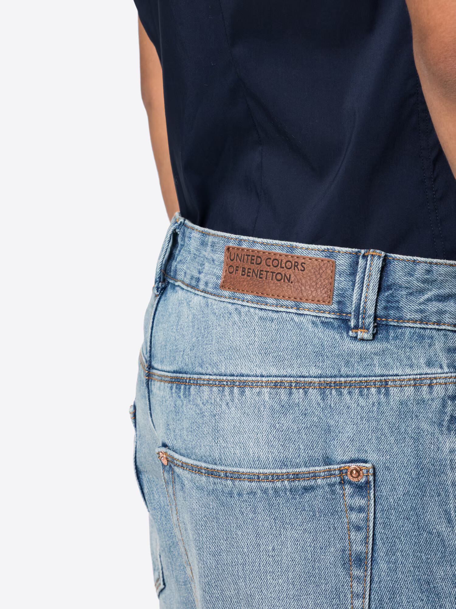 UNITED COLORS OF BENETTON Jeans albastru denim - Pled.ro