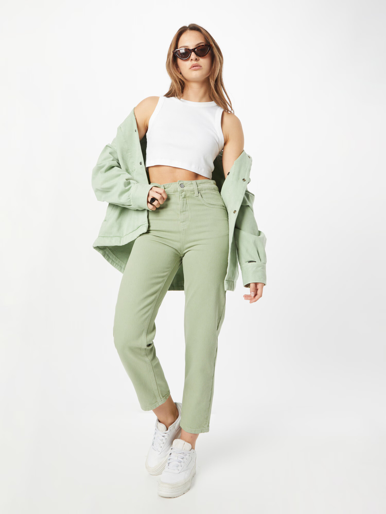 UNITED COLORS OF BENETTON Jeans verde deschis - Pled.ro