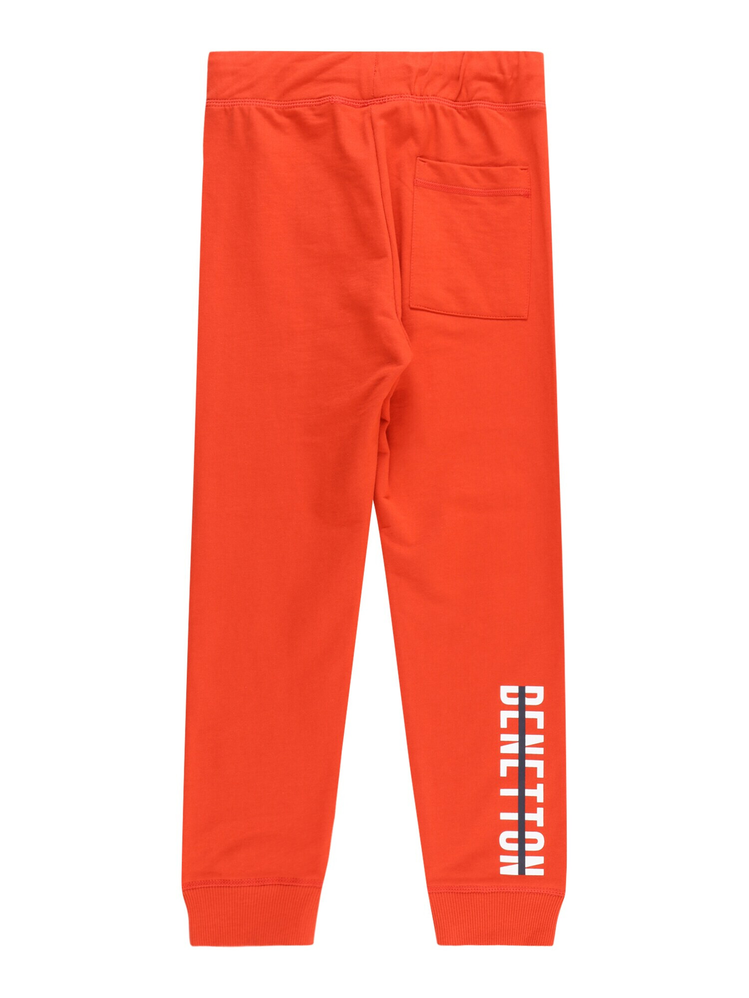 UNITED COLORS OF BENETTON Pantaloni bleumarin / roșu orange / alb - Pled.ro