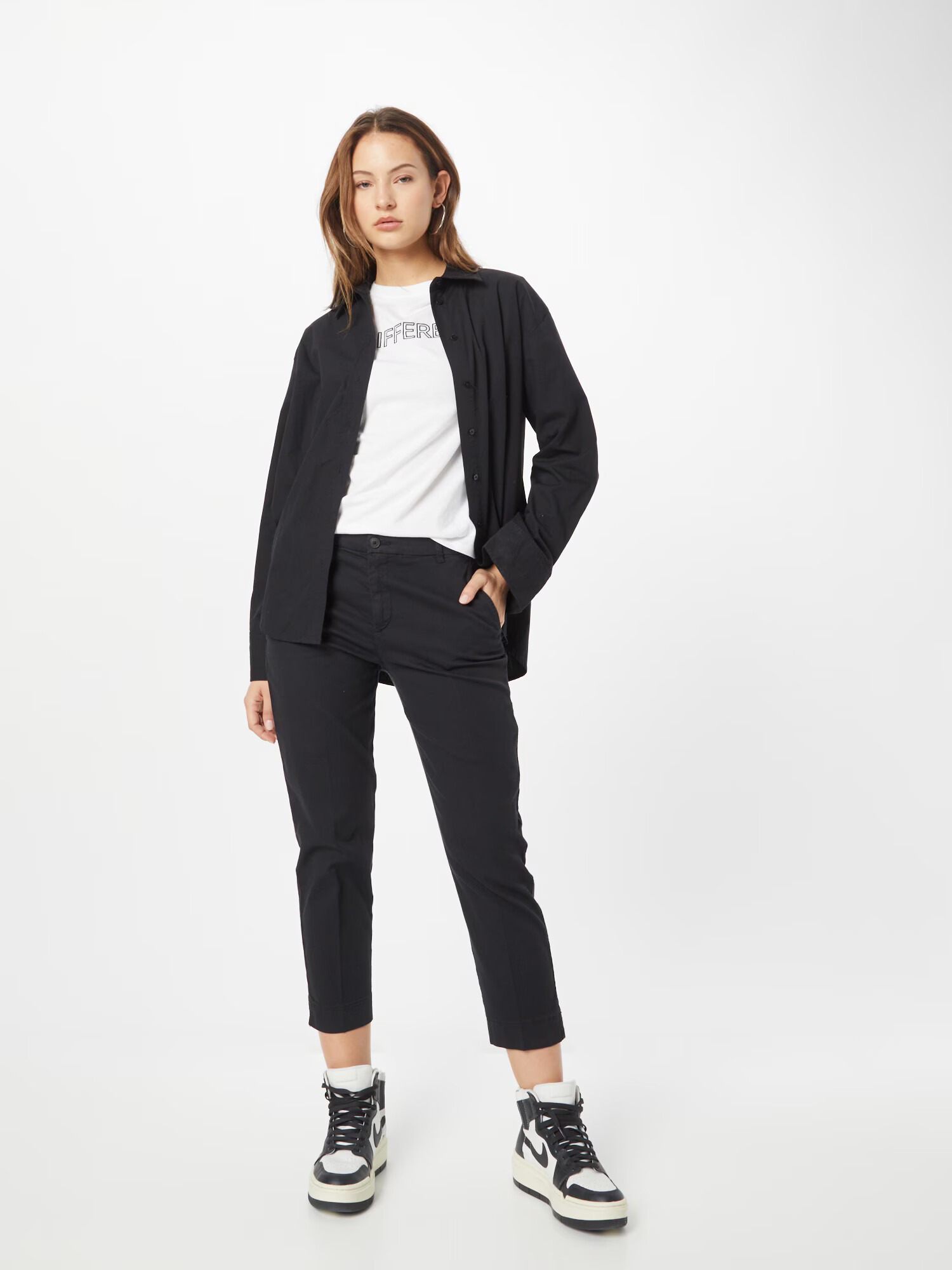 UNITED COLORS OF BENETTON Pantaloni negru - Pled.ro