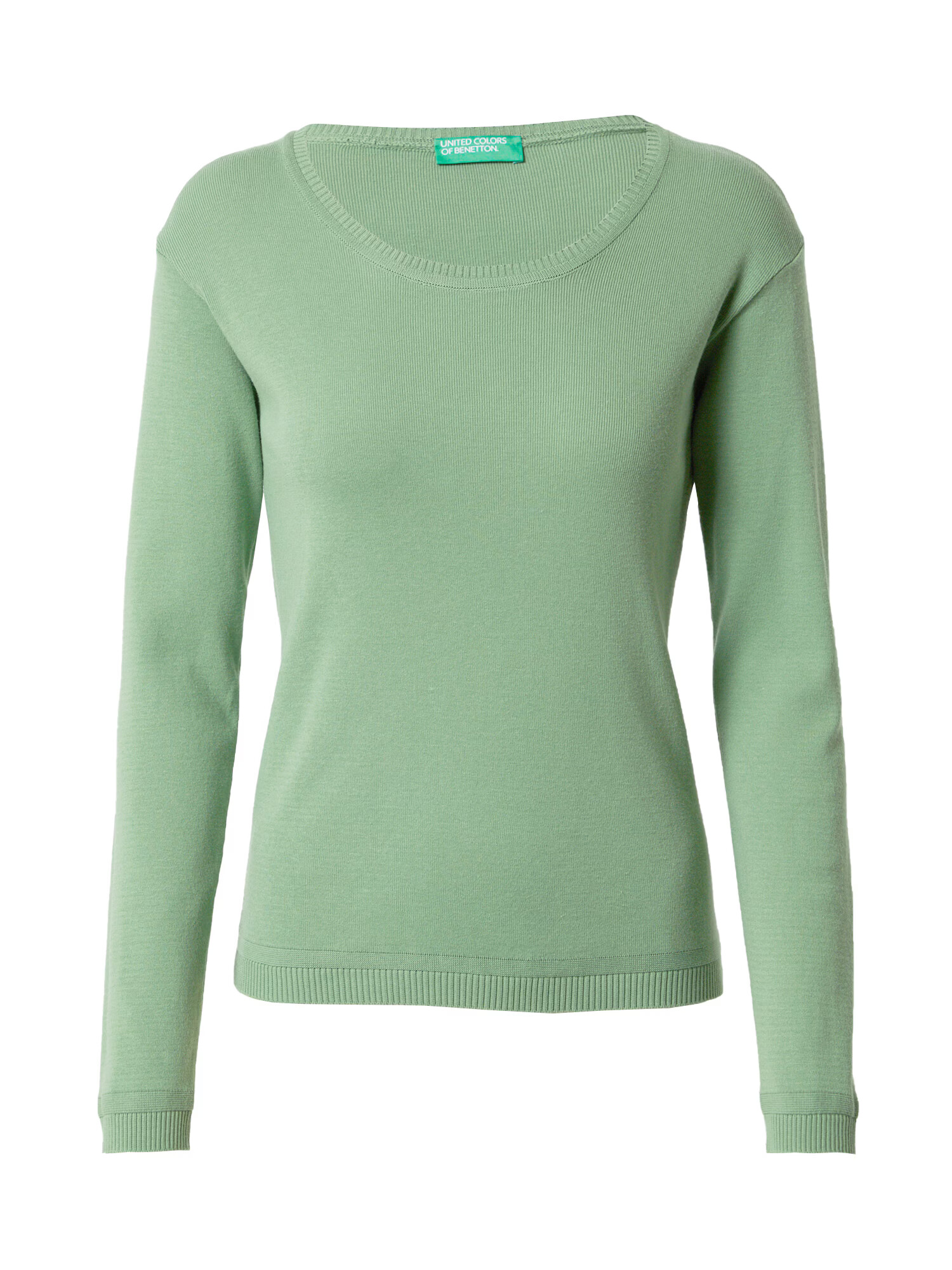 UNITED COLORS OF BENETTON Pulover verde pastel - Pled.ro