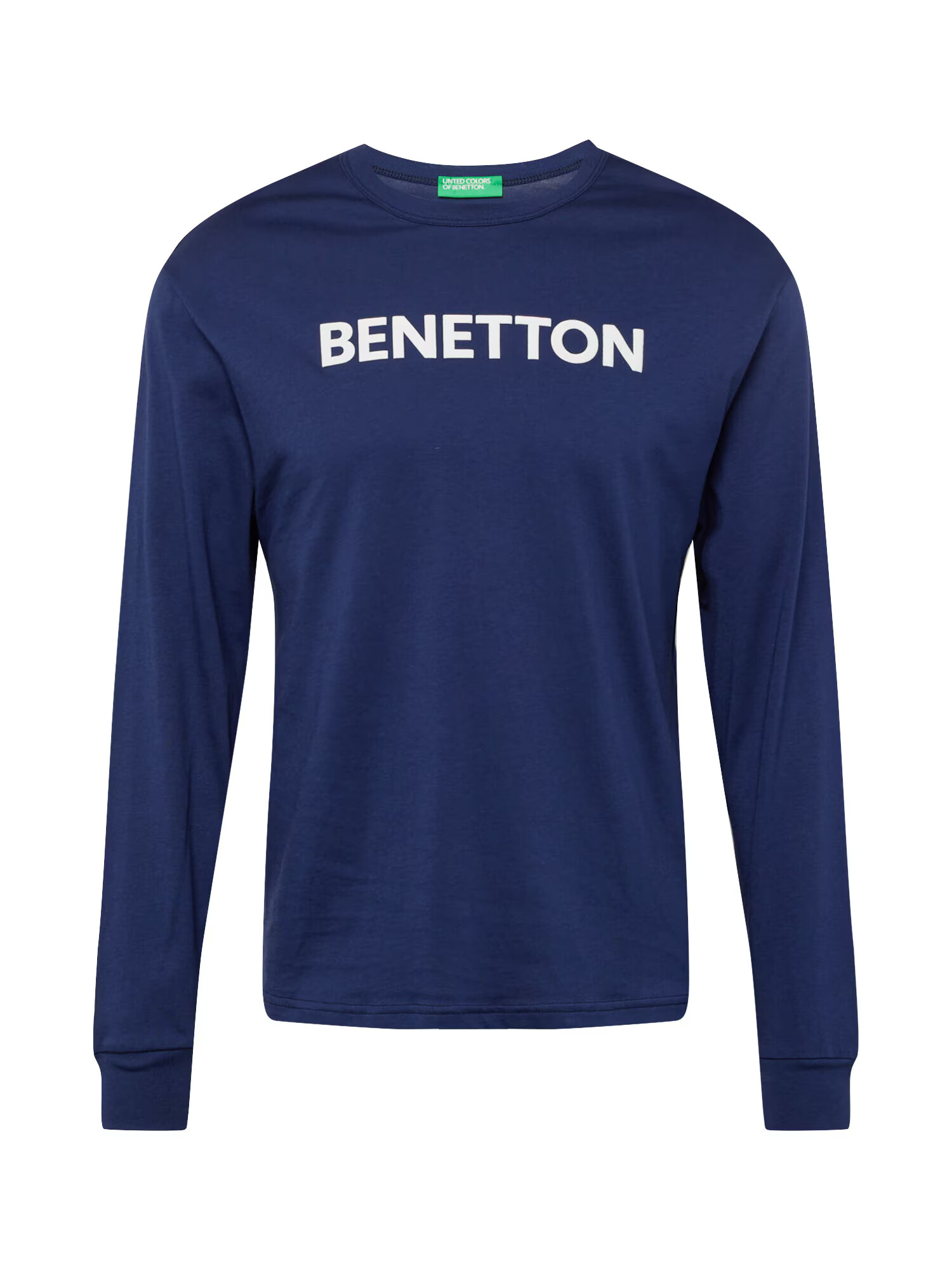 UNITED COLORS OF BENETTON Tricou bleumarin / alb - Pled.ro