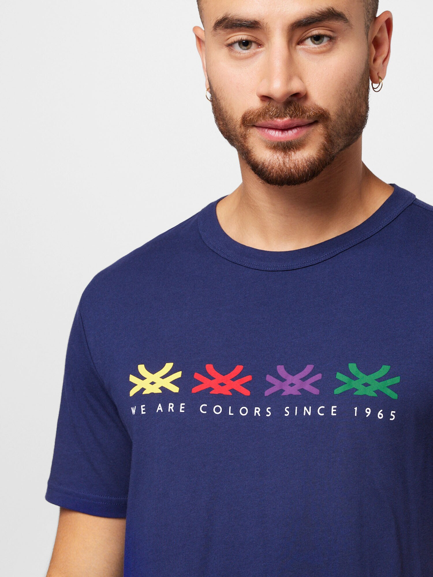 UNITED COLORS OF BENETTON Tricou albastru gențiană / mai multe culori - Pled.ro