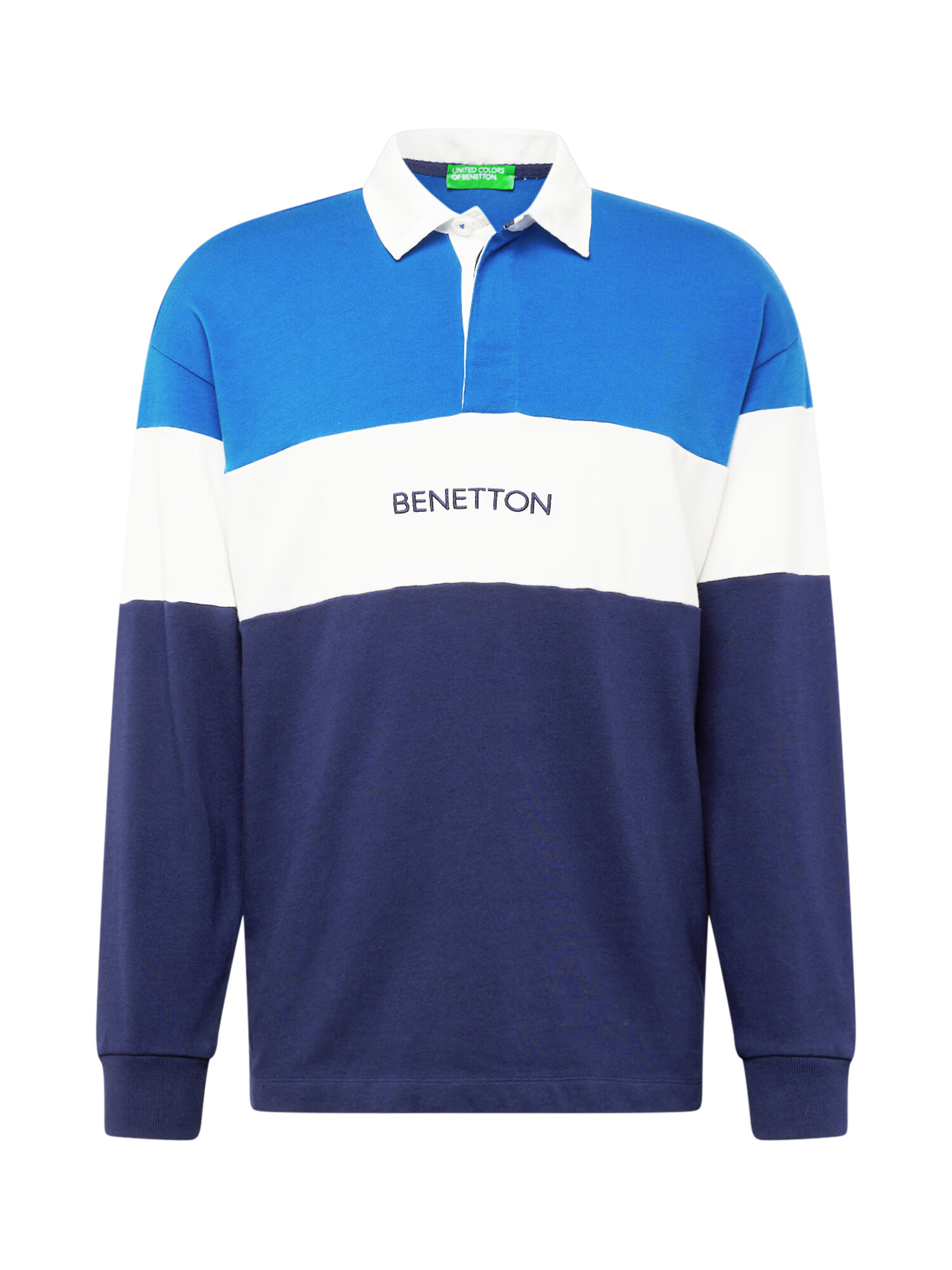 UNITED COLORS OF BENETTON Tricou bleumarin / albastru regal / alb - Pled.ro