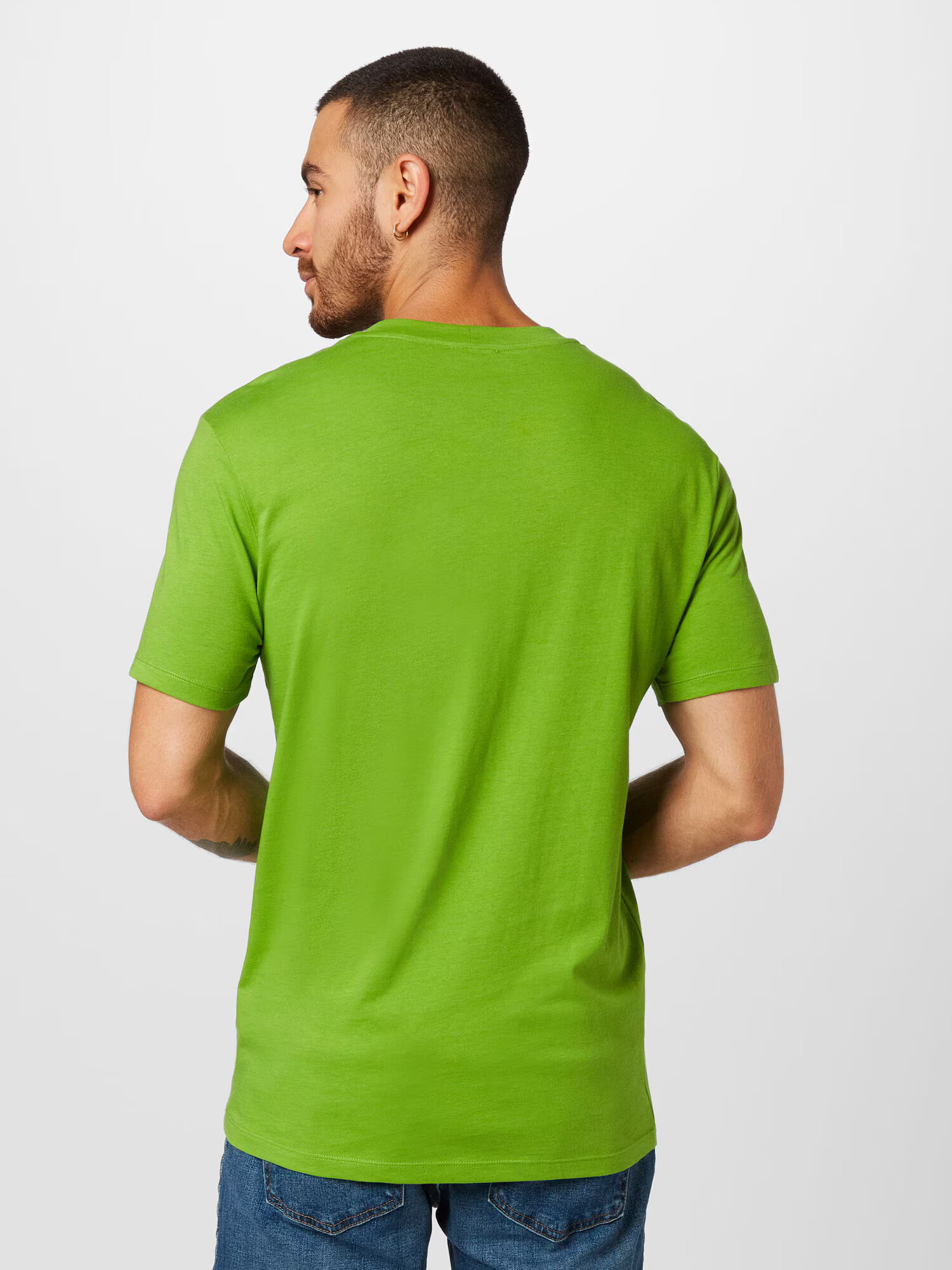 UNITED COLORS OF BENETTON Tricou bleumarin / verde iarbă - Pled.ro