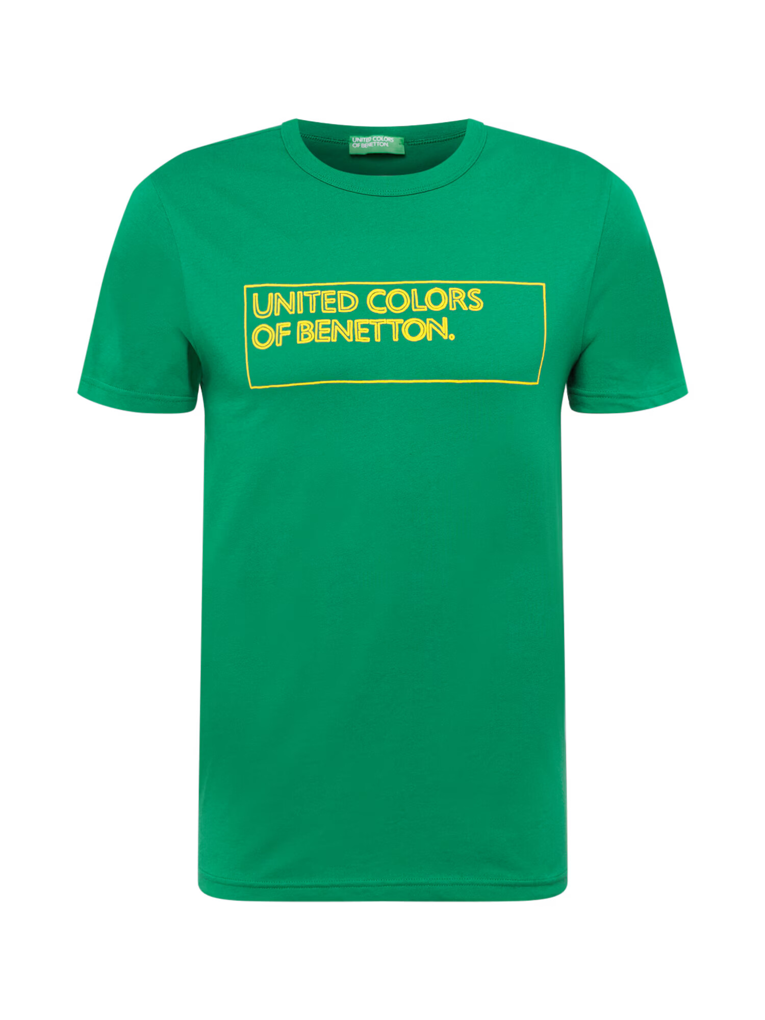 UNITED COLORS OF BENETTON Tricou galben / verde - Pled.ro