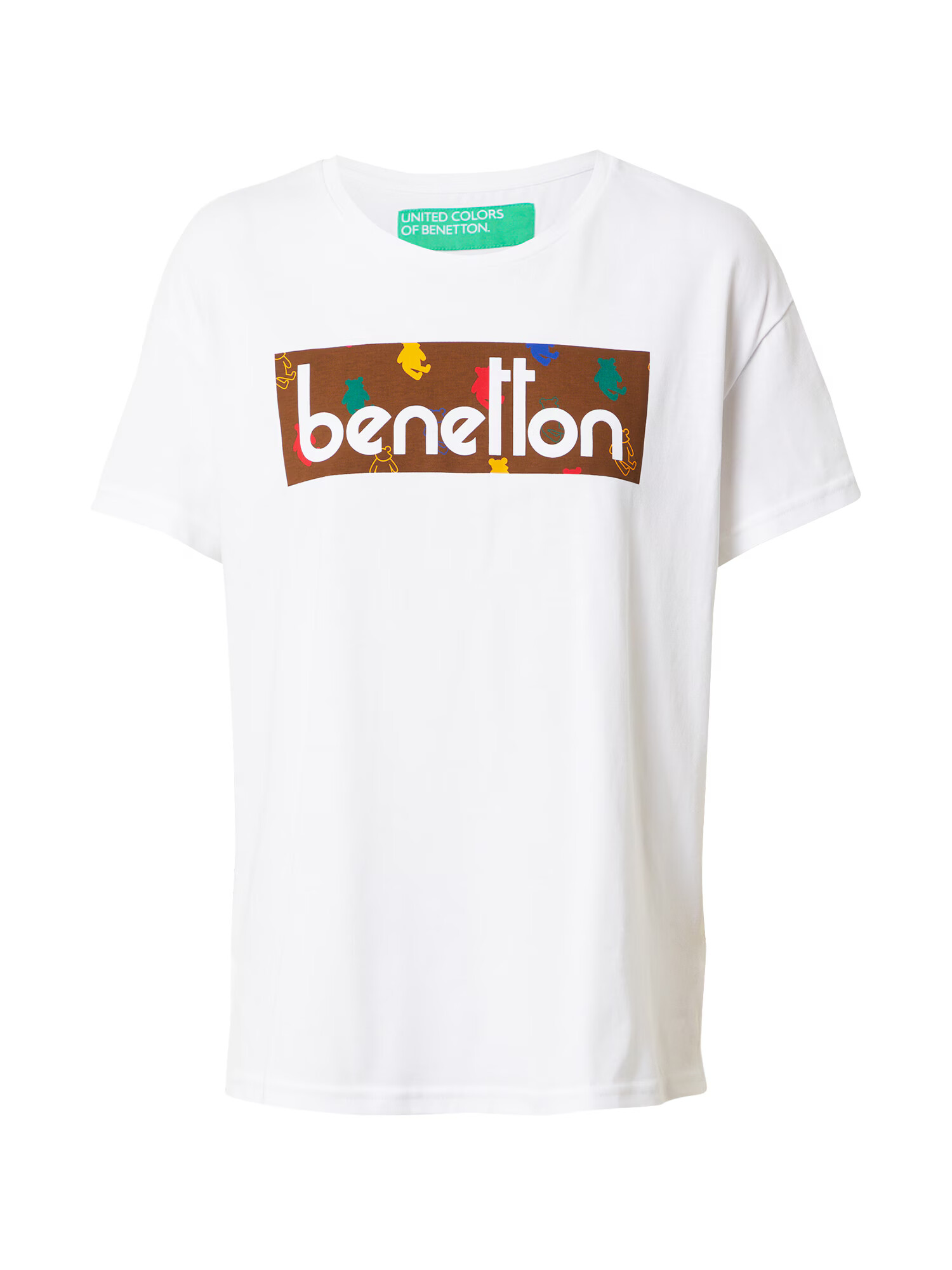 UNITED COLORS OF BENETTON Tricou mai multe culori / alb - Pled.ro