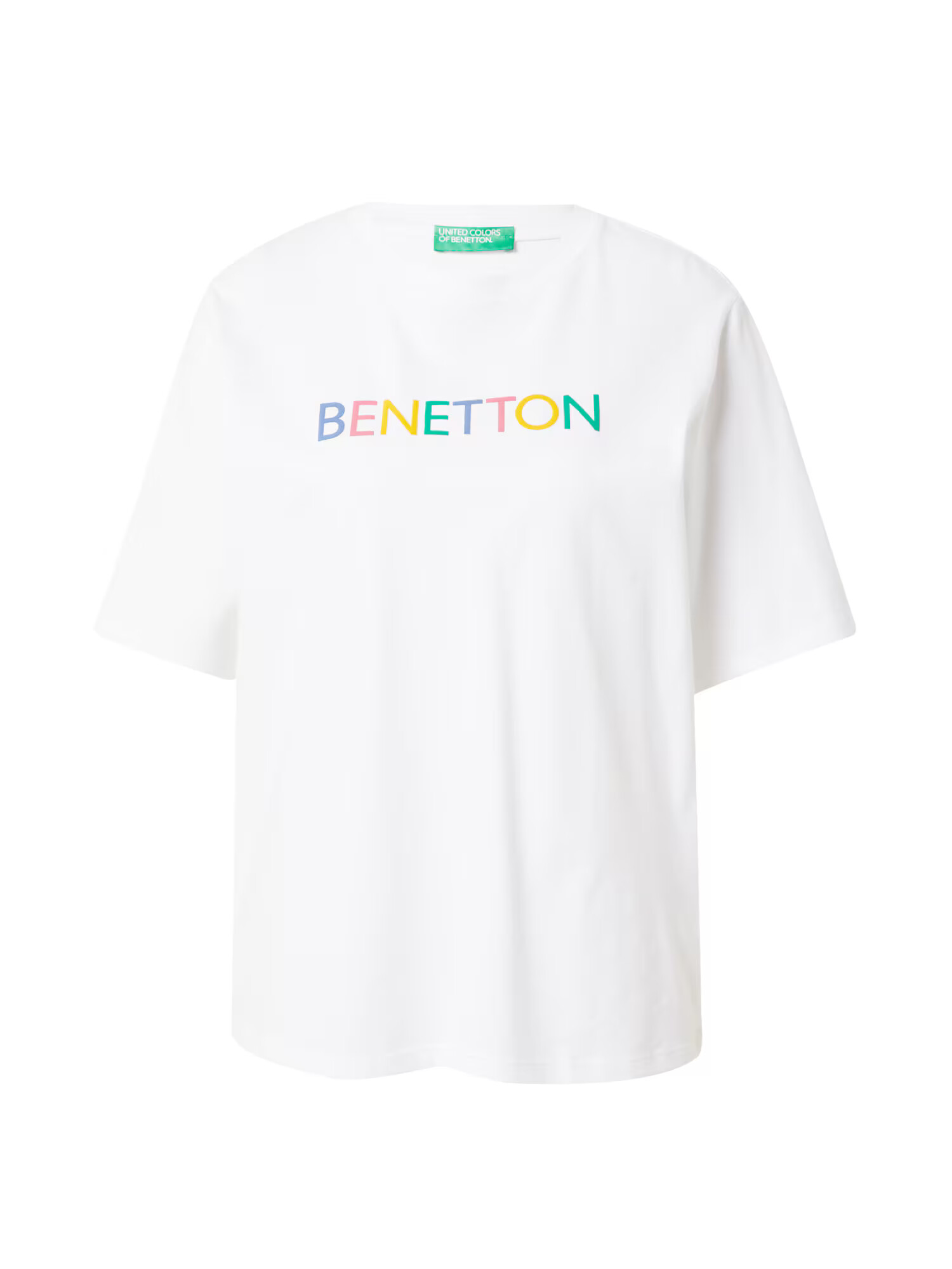 UNITED COLORS OF BENETTON Tricou mai multe culori / alb - Pled.ro