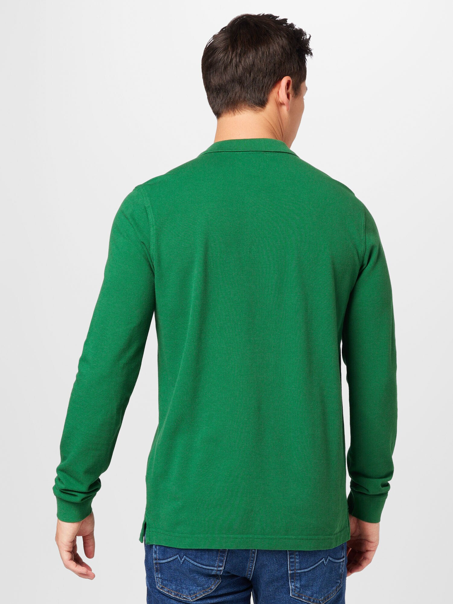 UNITED COLORS OF BENETTON Tricou verde / alb - Pled.ro