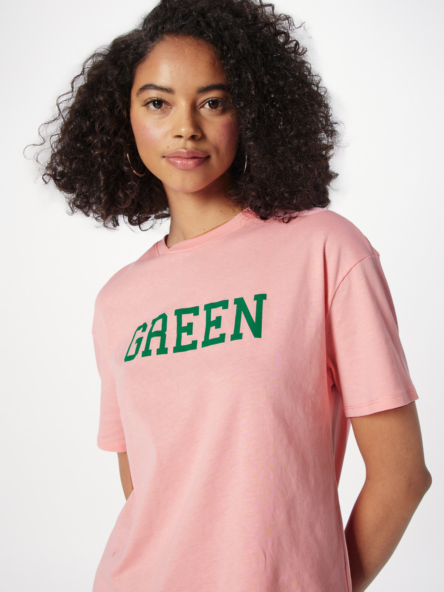 UNITED COLORS OF BENETTON Tricou verde / roz - Pled.ro