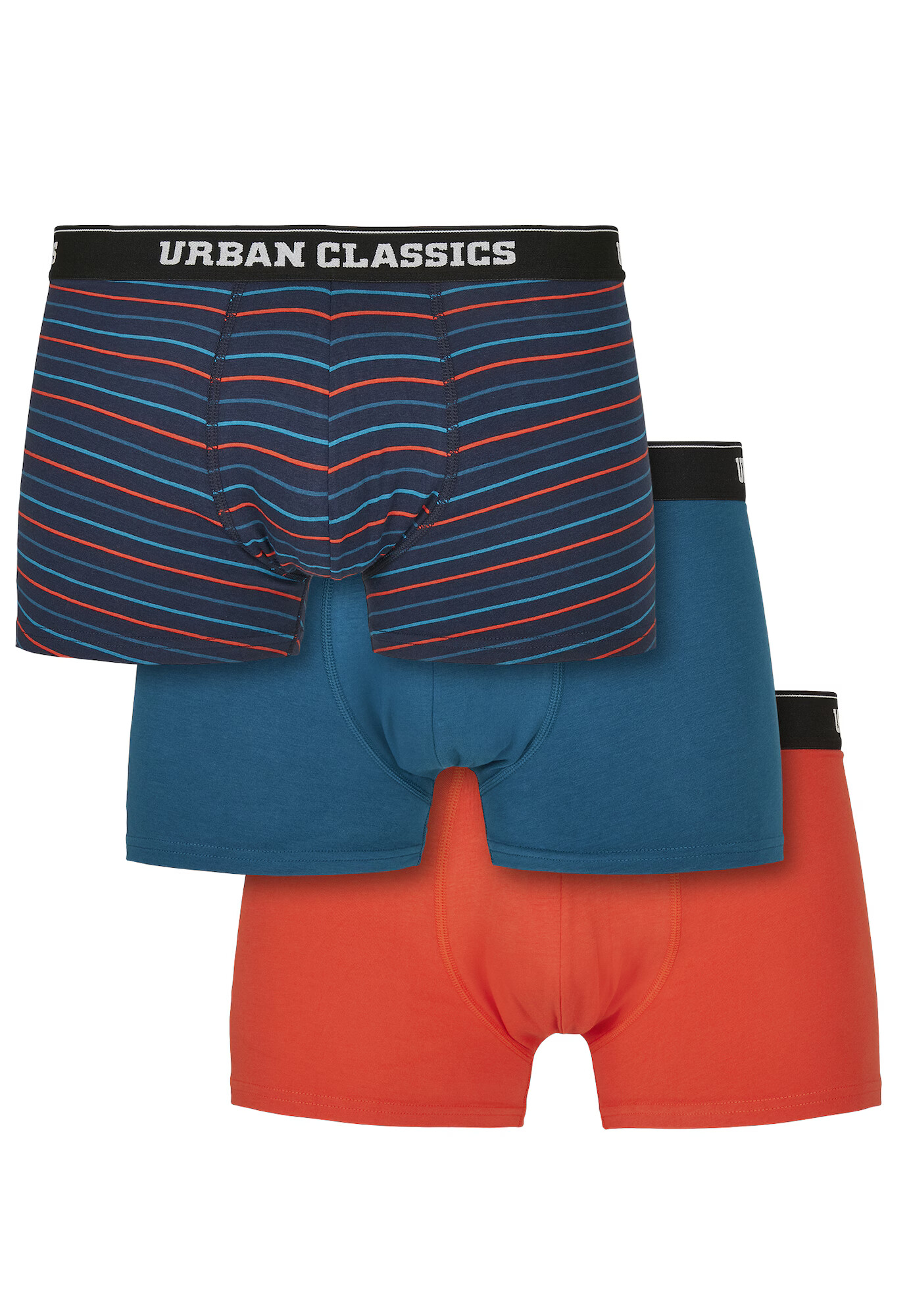 Urban Classics Boxeri albastru / albastru noapte / roșu orange - Pled.ro