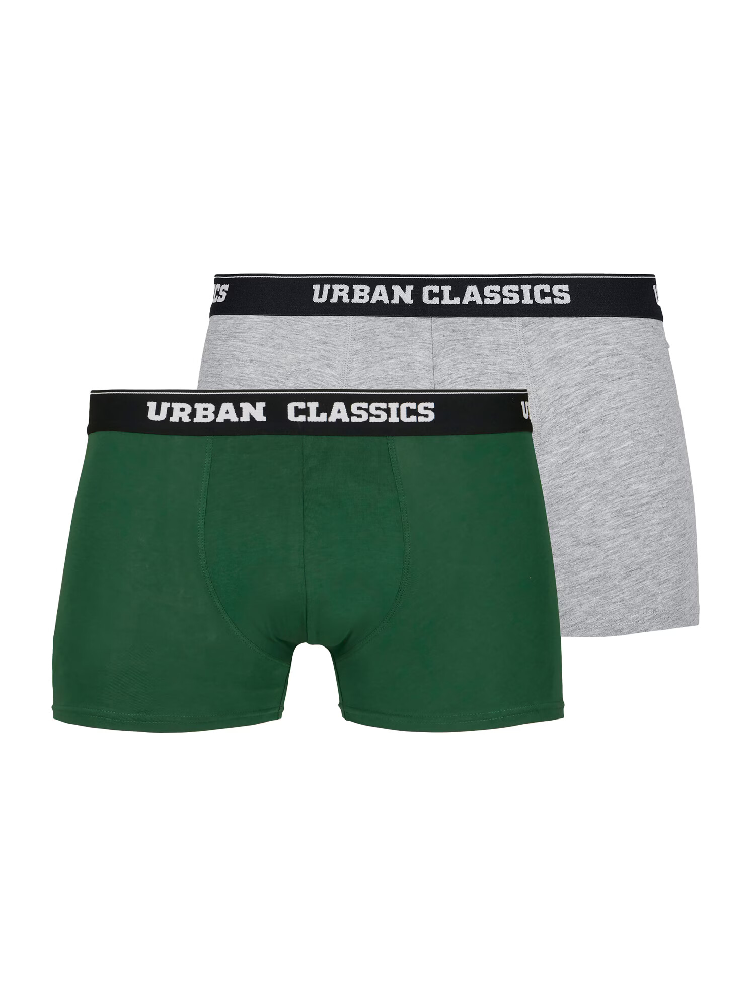 Urban Classics Boxeri gri amestecat / verde închis / negru / alb - Pled.ro