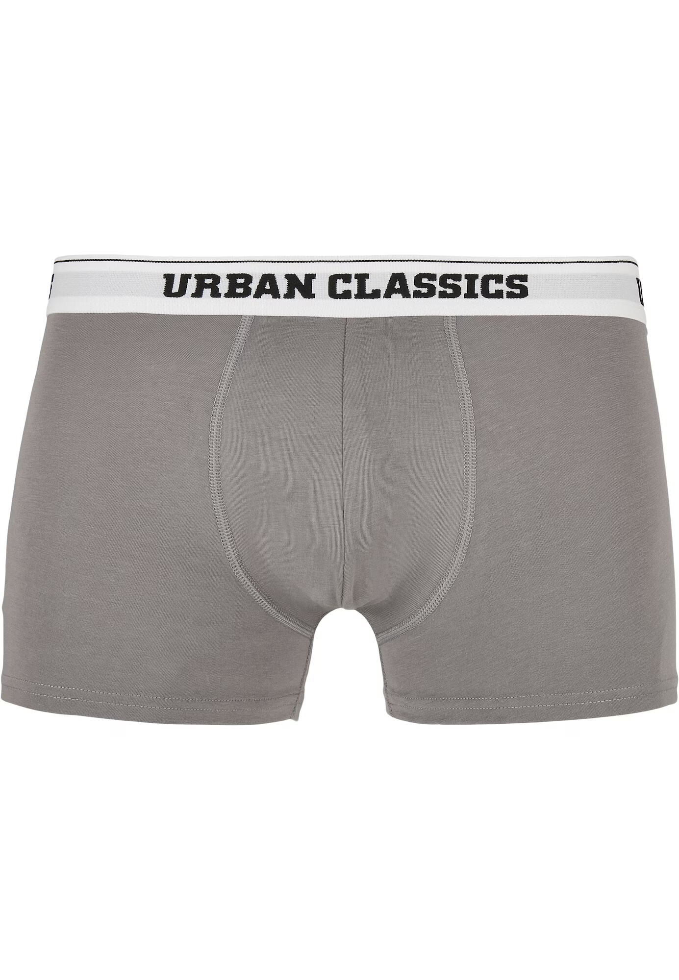 Urban Classics Boxeri gri fumuriu / negru / alb - Pled.ro